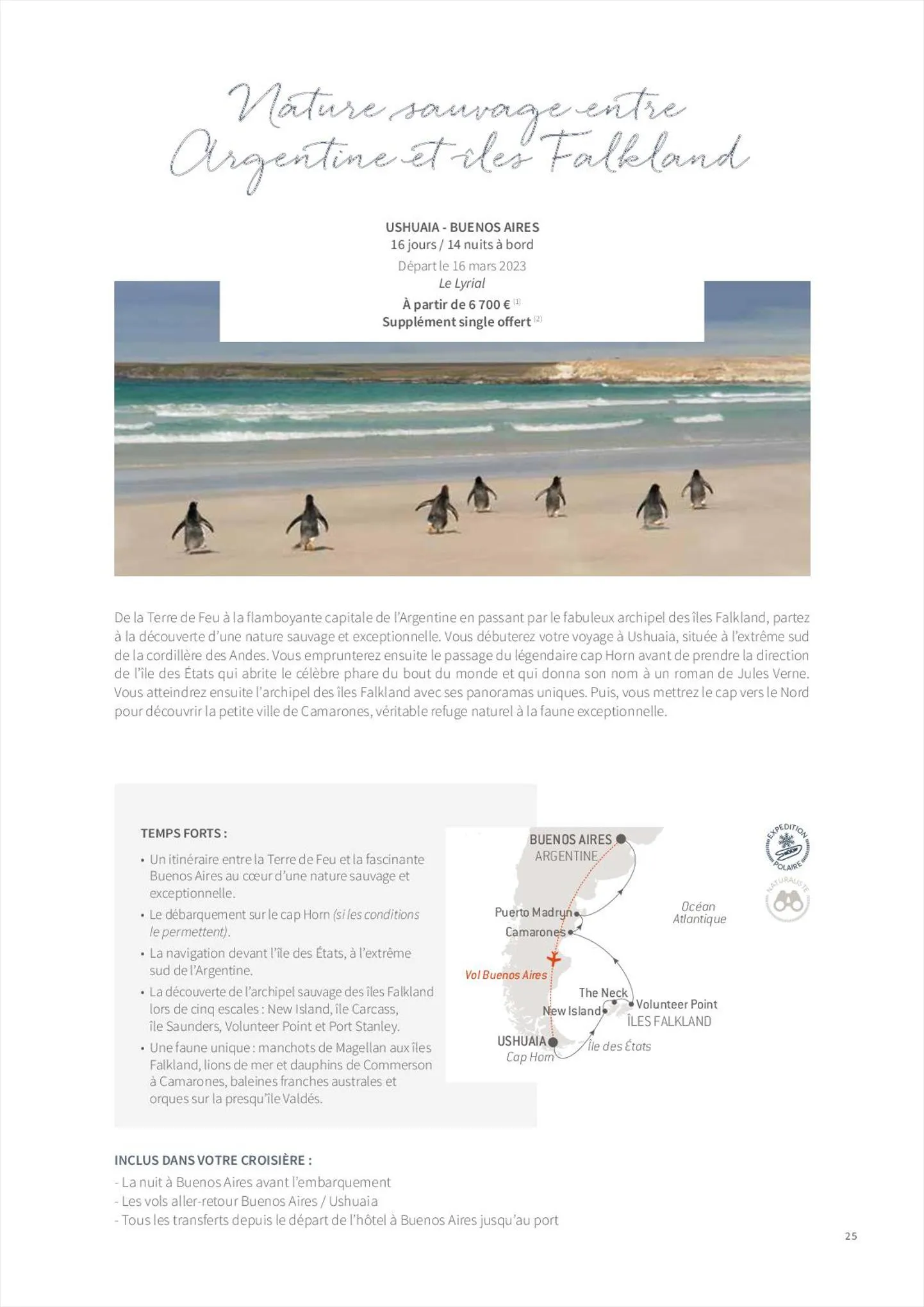 Catalogue Sélection de croisières hiver 2022-2023, page 00025