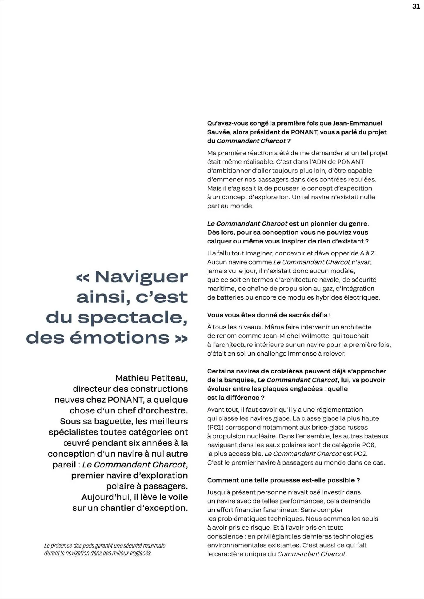 Catalogue Brochure Le Commandant Charcot 2022-2023, page 00031