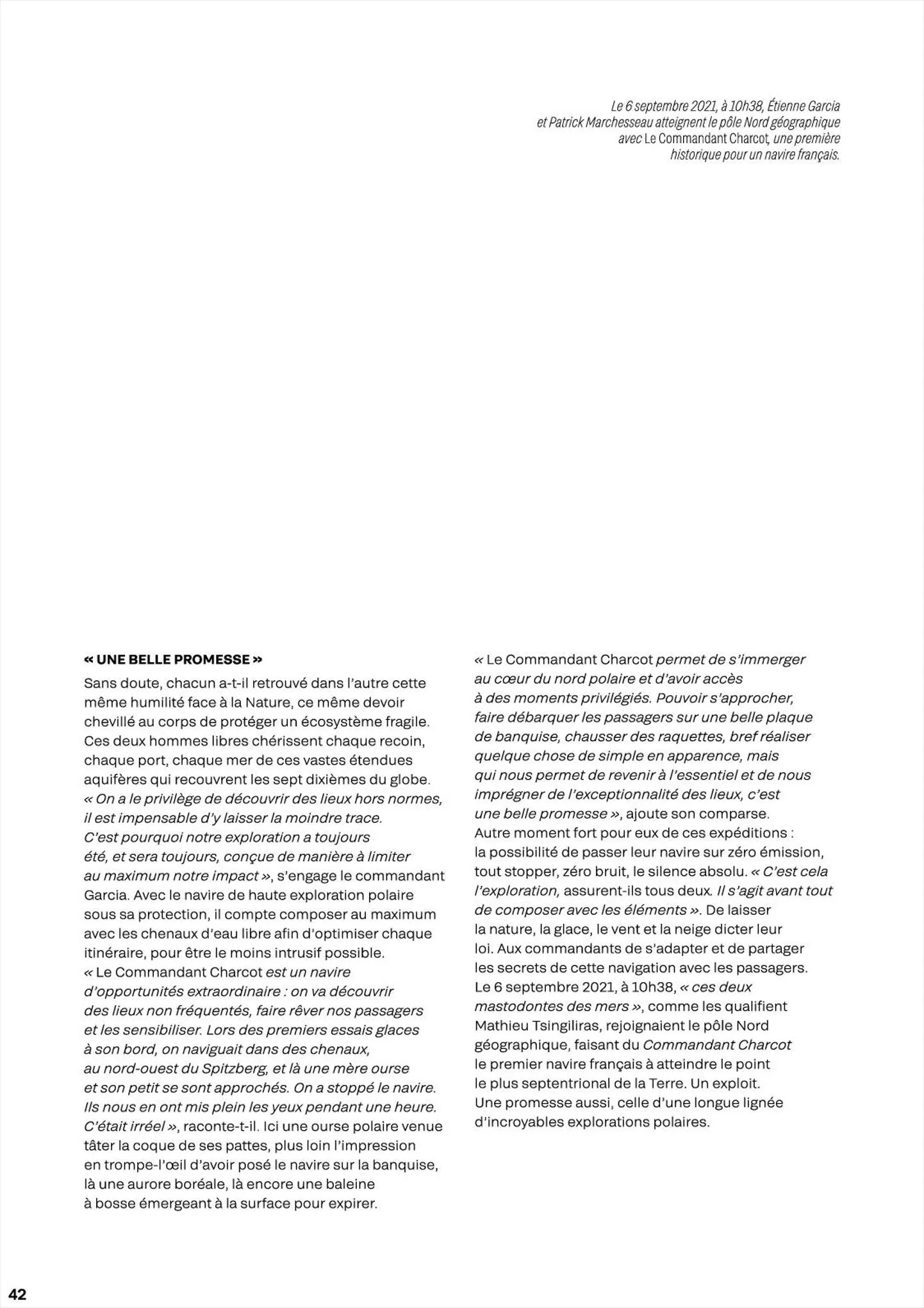 Catalogue Brochure Le Commandant Charcot 2022-2023, page 00042