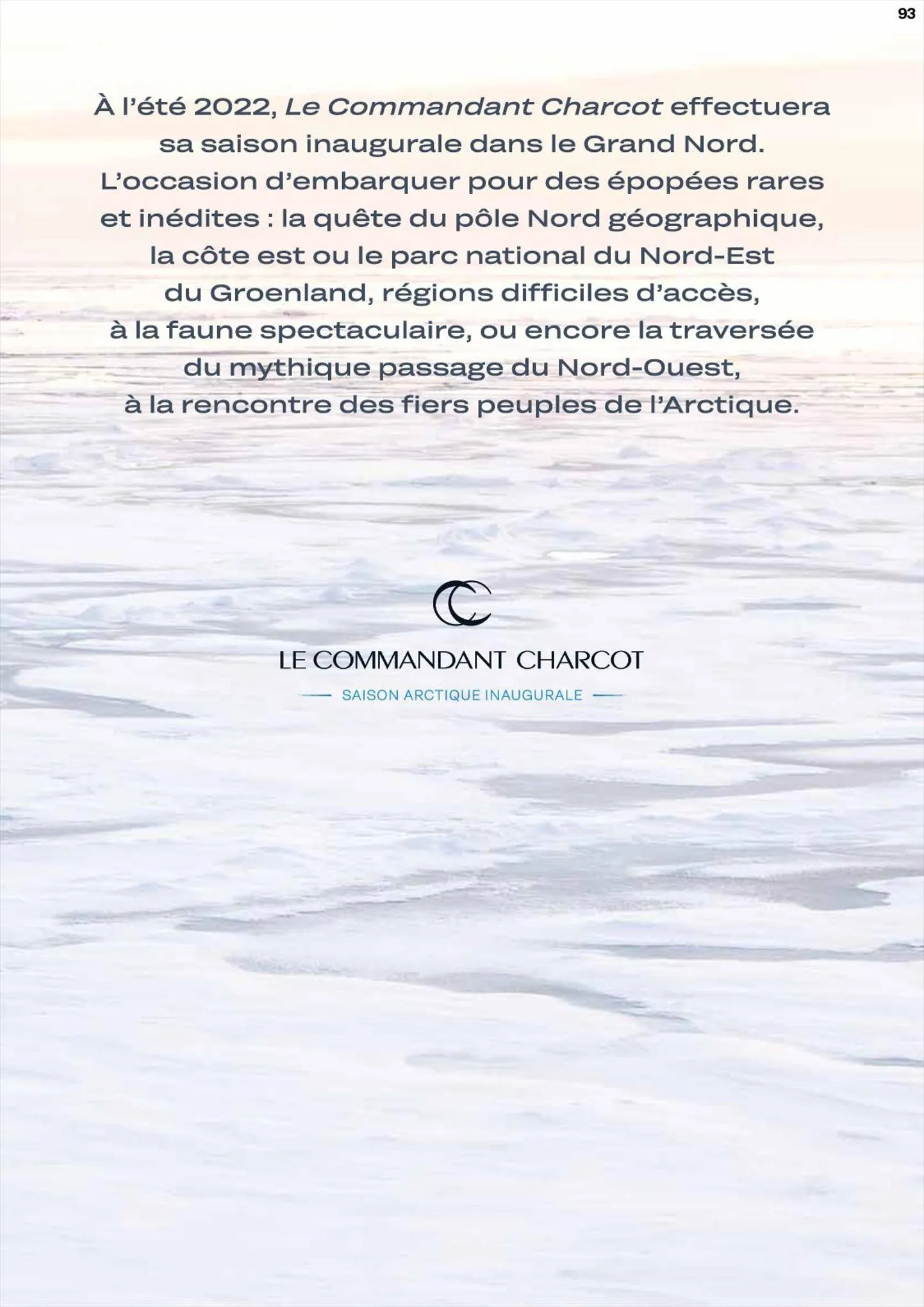 Catalogue Brochure Le Commandant Charcot 2022-2023, page 00093