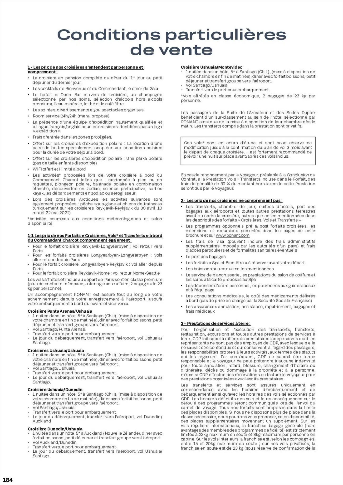 Catalogue Brochure Le Commandant Charcot 2022-2023, page 00184