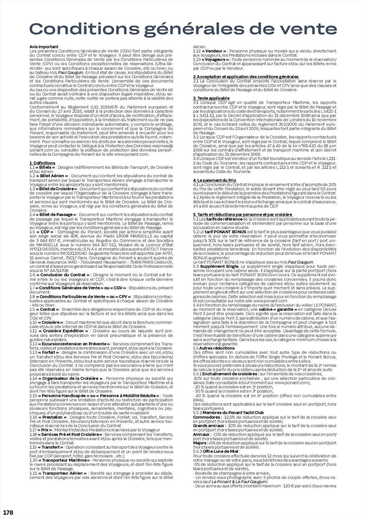 Catalogue Brochure Le Commandant Charcot 2022-2023, page 00178