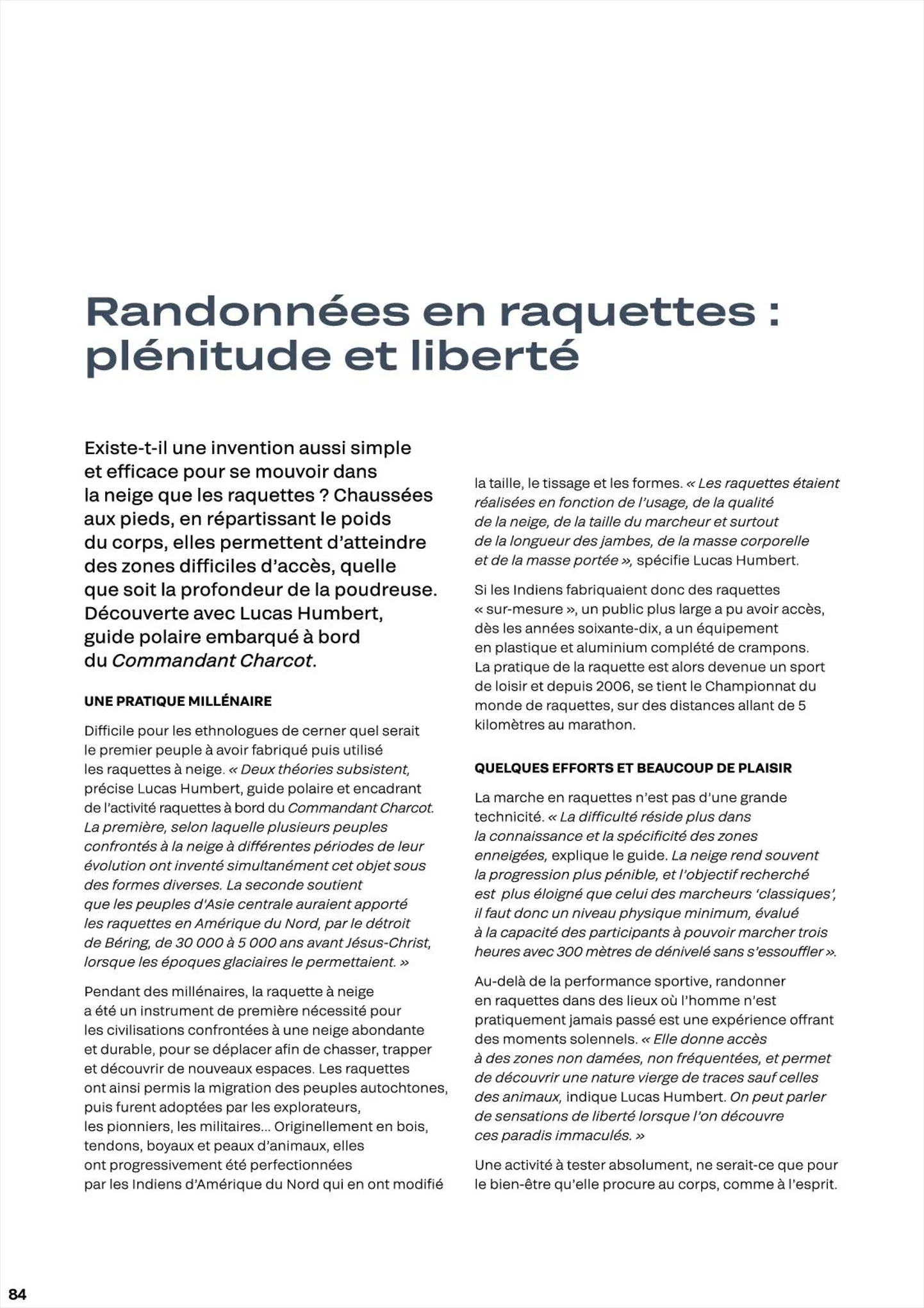 Catalogue Brochure Le Commandant Charcot 2022-2023, page 00084