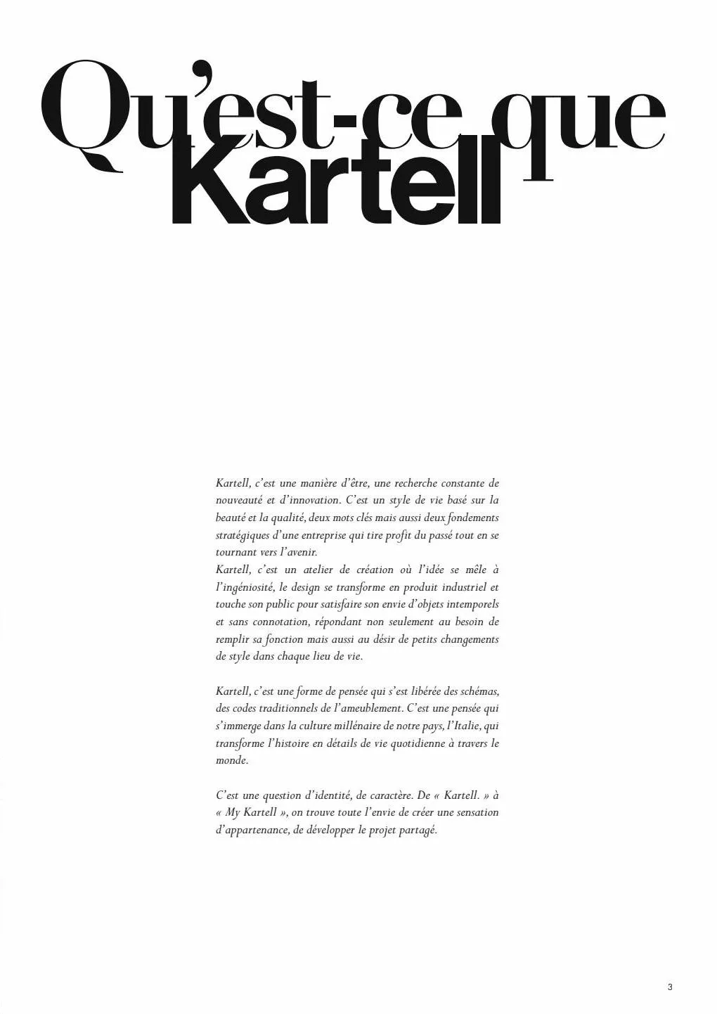 Catalogue 2023-Catalogo-KARTELL, page 00003