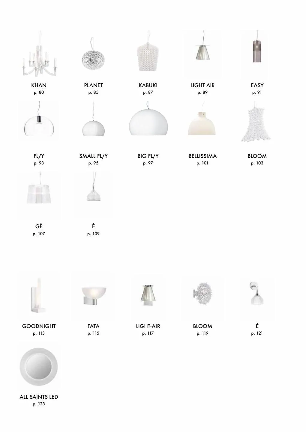 Catalogue 2023 Kartell Lights, page 00005