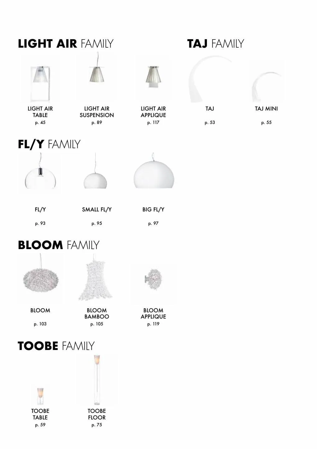 Catalogue 2023 Kartell Lights, page 00007