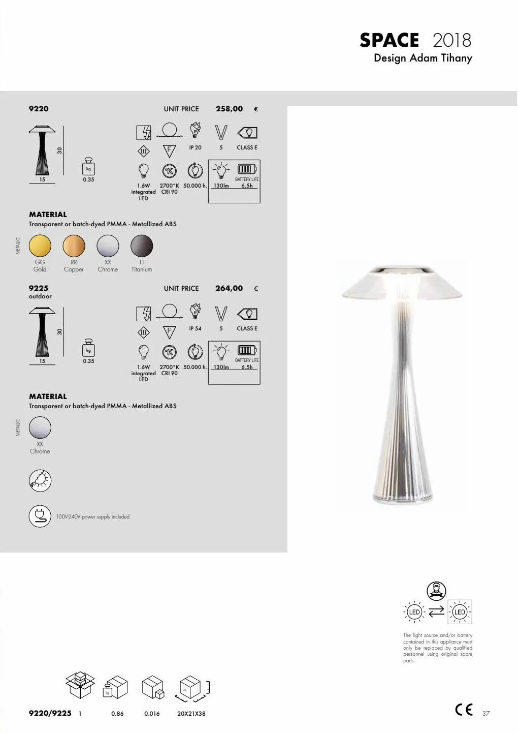 Catalogue 2023 Kartell Lights, page 00037