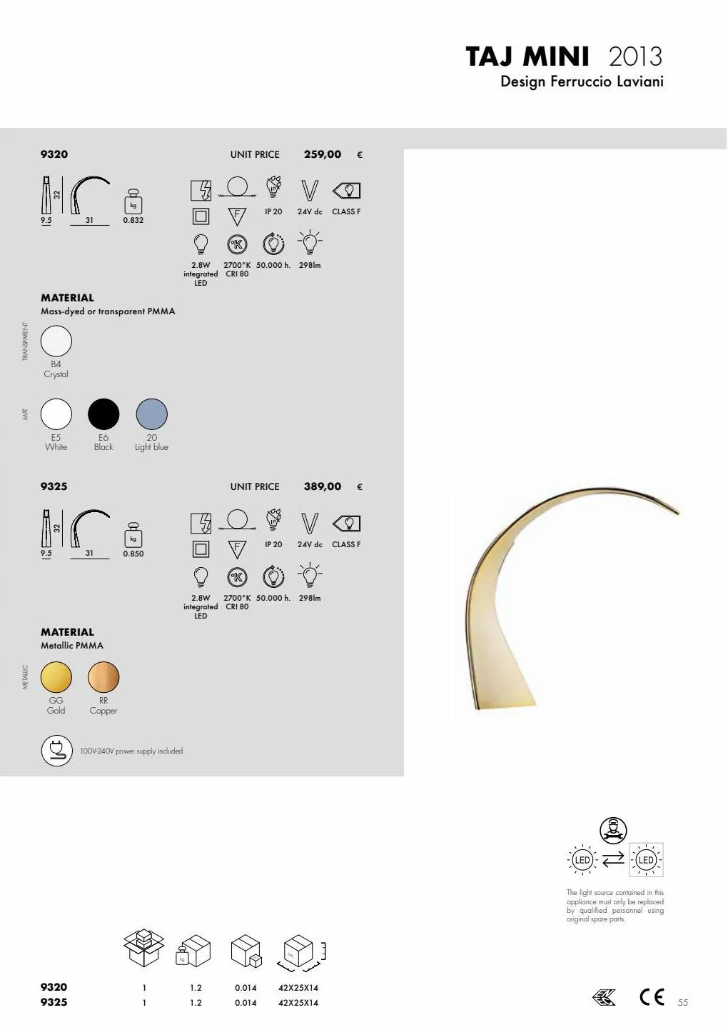 Catalogue 2023 Kartell Lights, page 00055