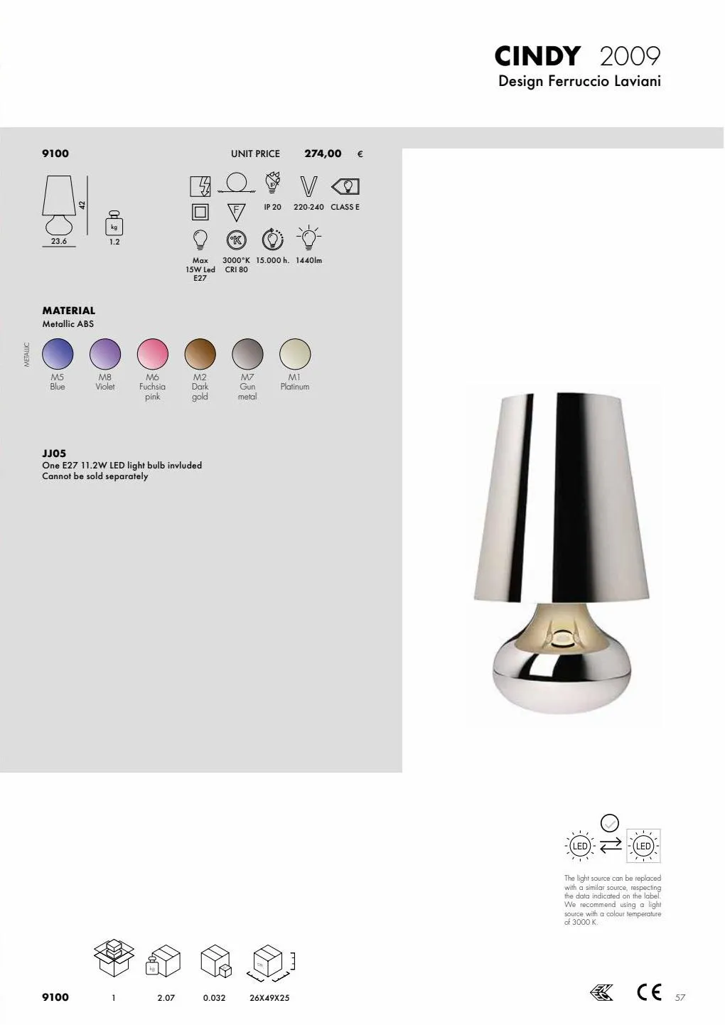 Catalogue 2023 Kartell Lights, page 00057