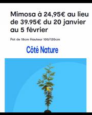 Promos de Jardineries et Animaleries à Paris | Offres Speciales  sur Côté Nature | 20/01/2023 - 05/02/2023