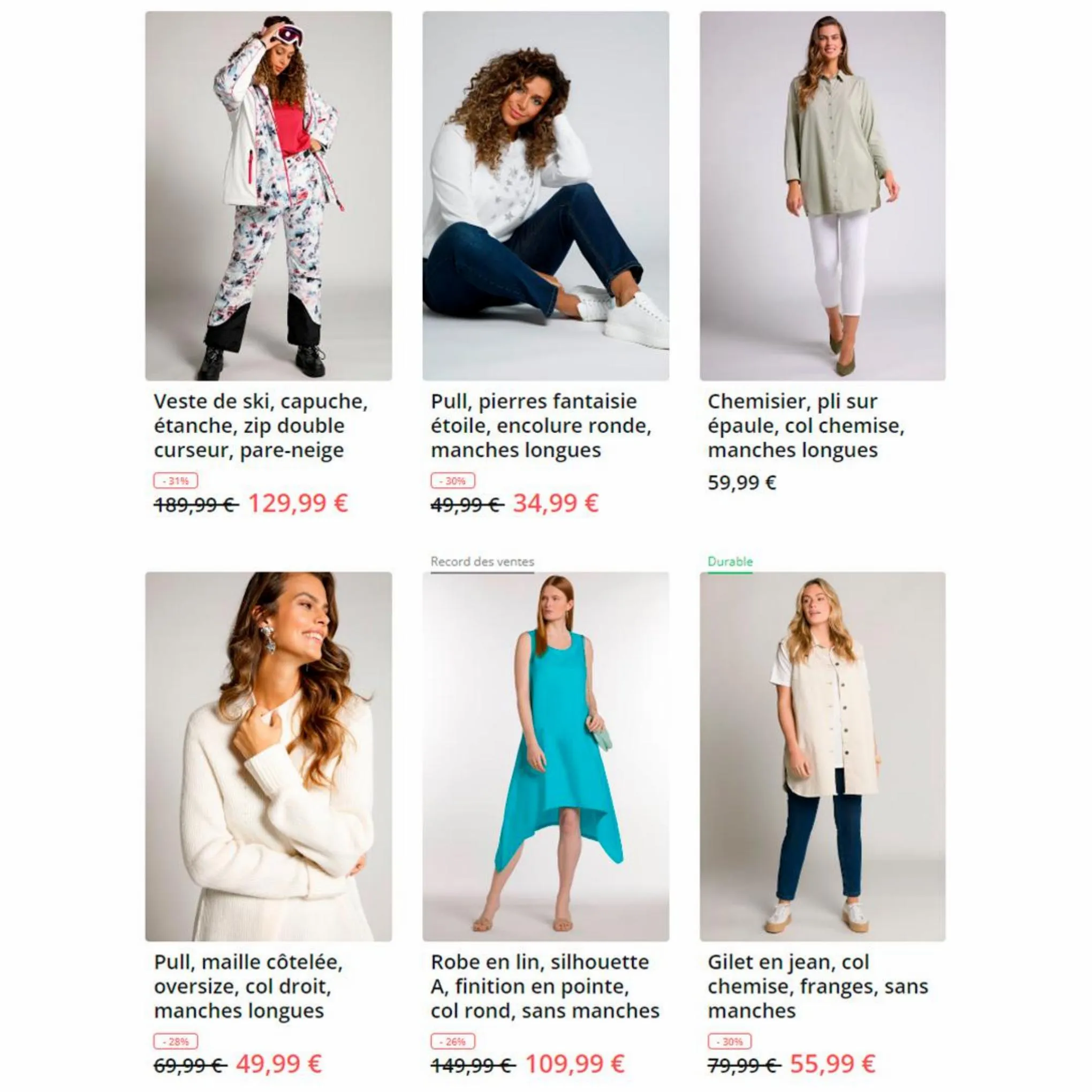 Catalogue Petits prix sur tous les vêtements, page 00006