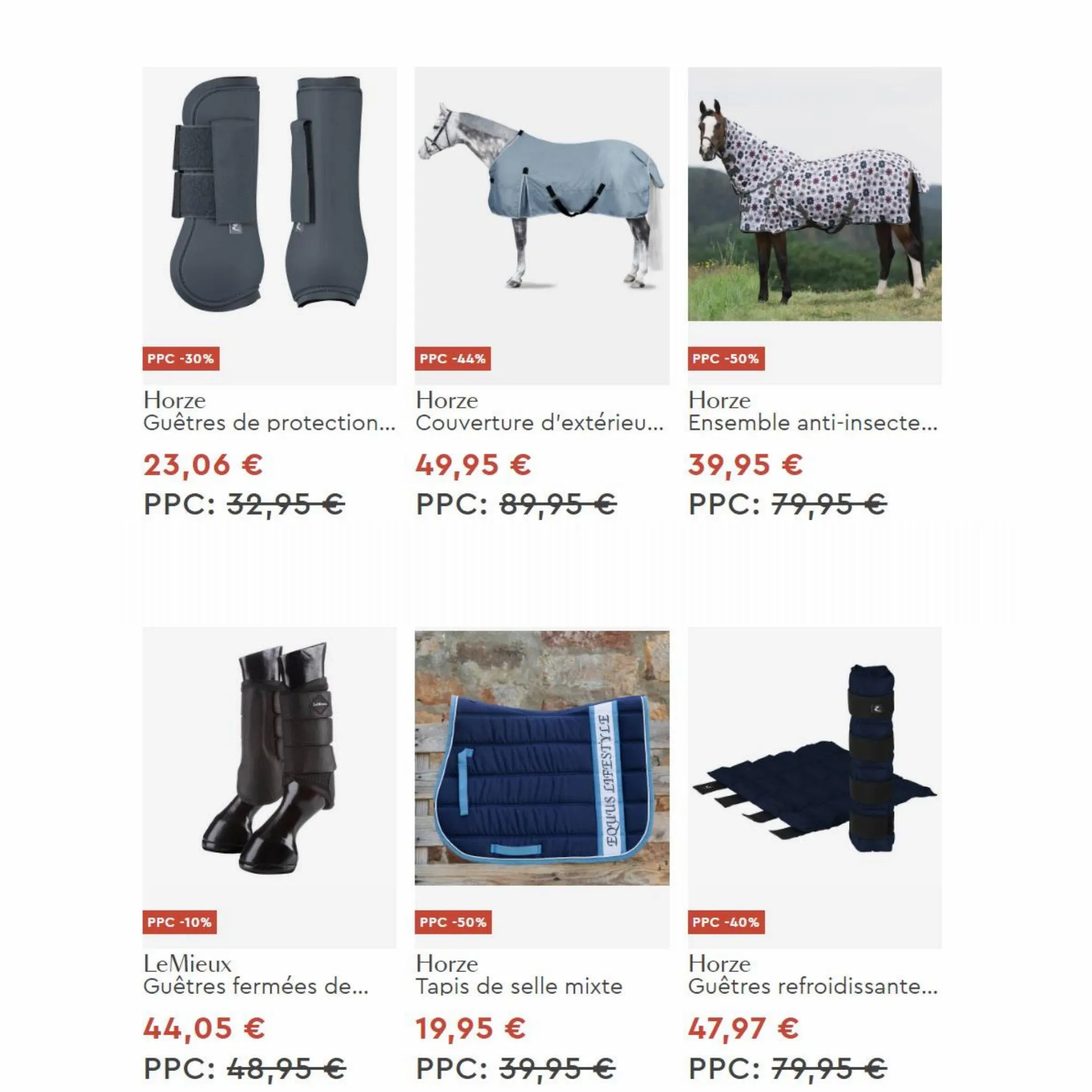Catalogue Le tout à petits prix pour votre cheval, page 00004