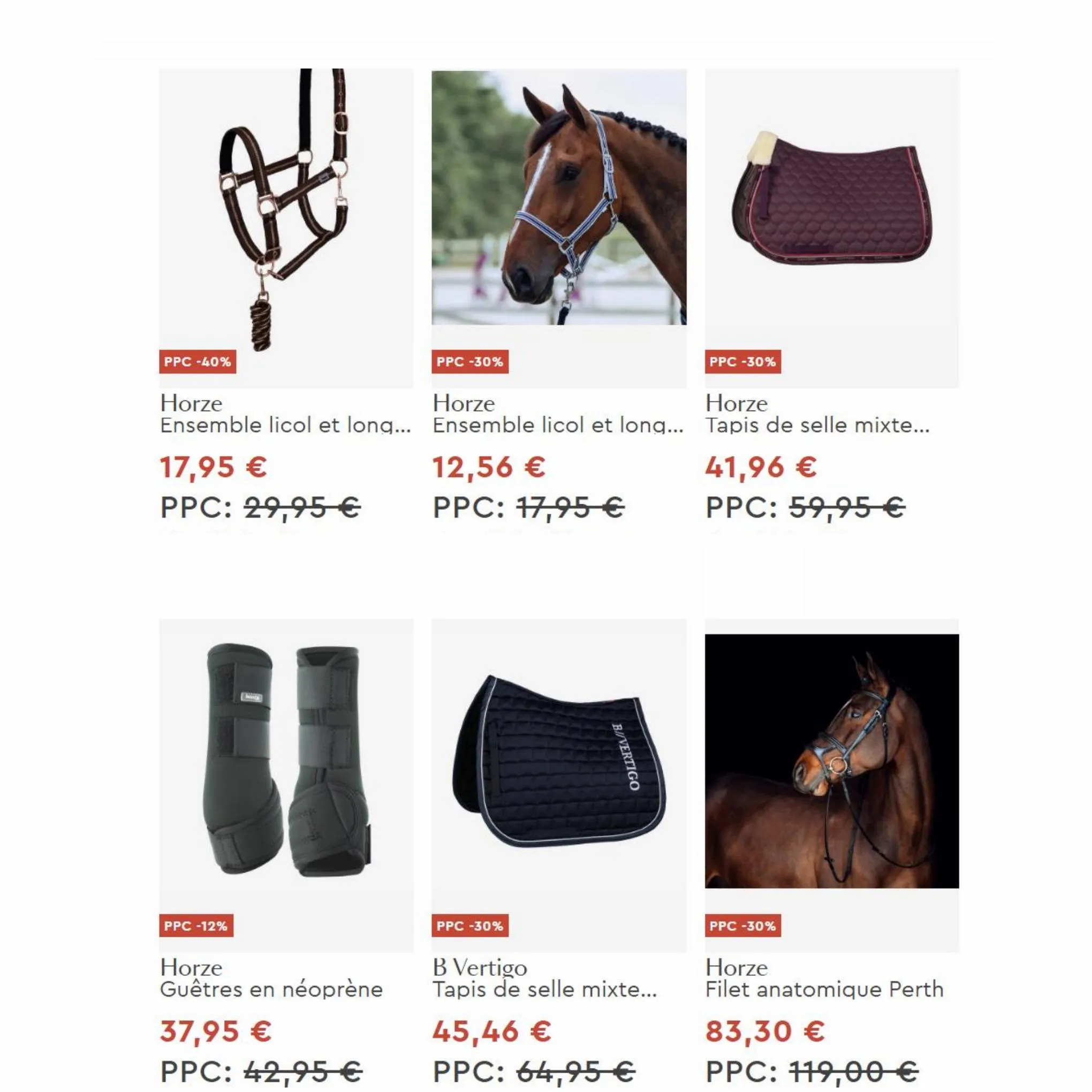 Catalogue Le tout à petits prix pour votre cheval, page 00006