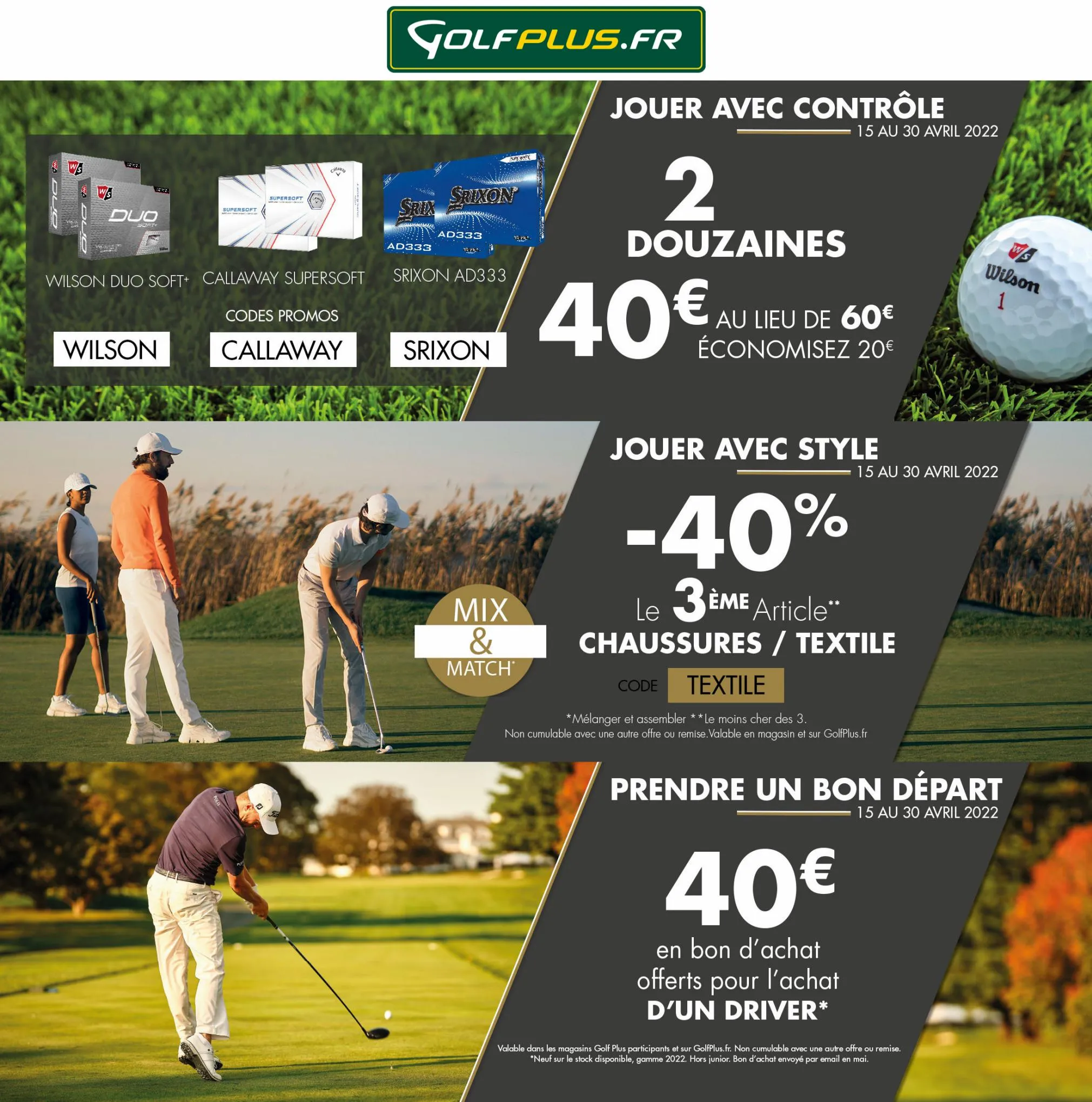 Catalogue Golf Plus Promos, page 00001