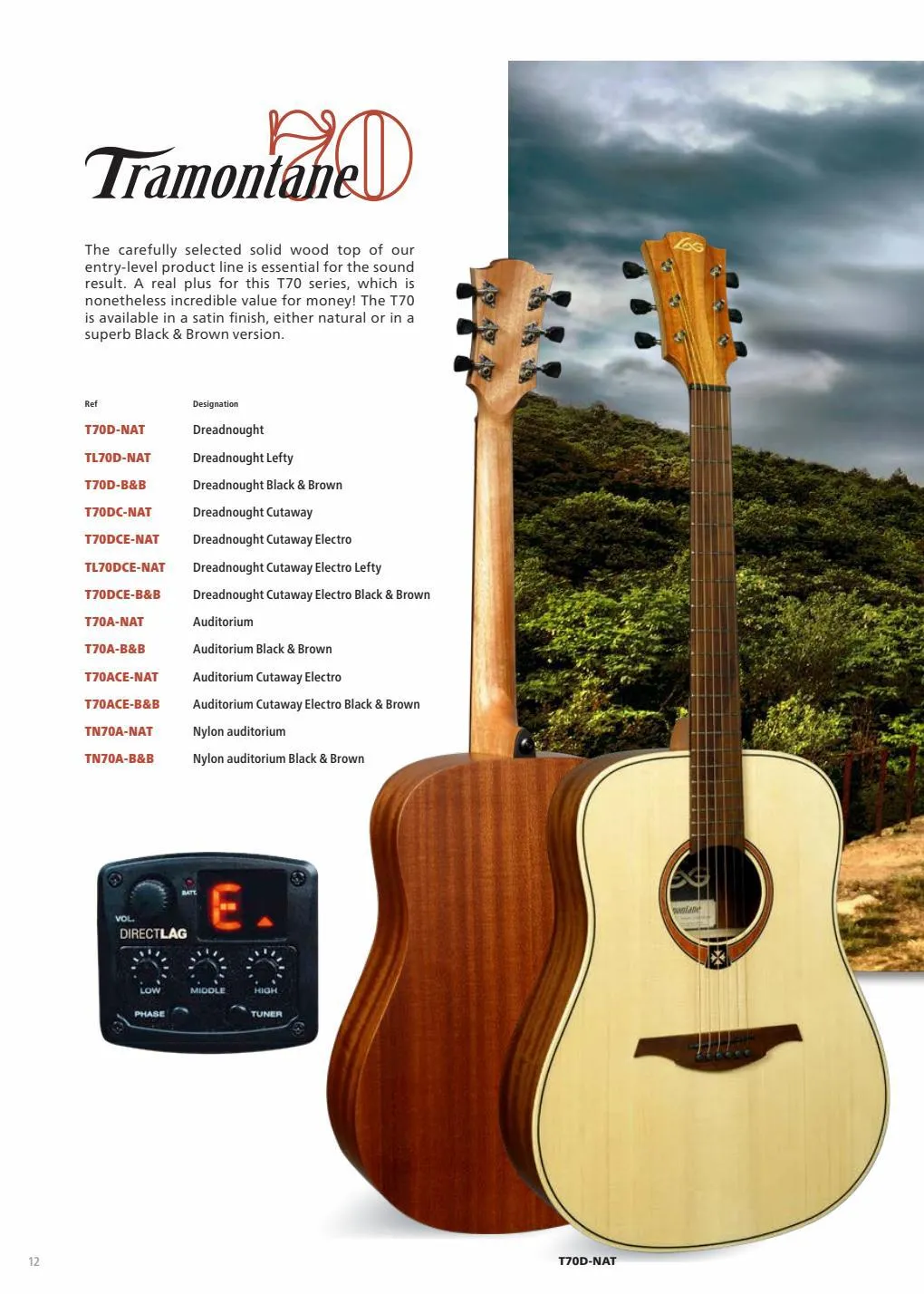 Catalogue Lâg Guitars Catalogue 2022-2023, page 00012