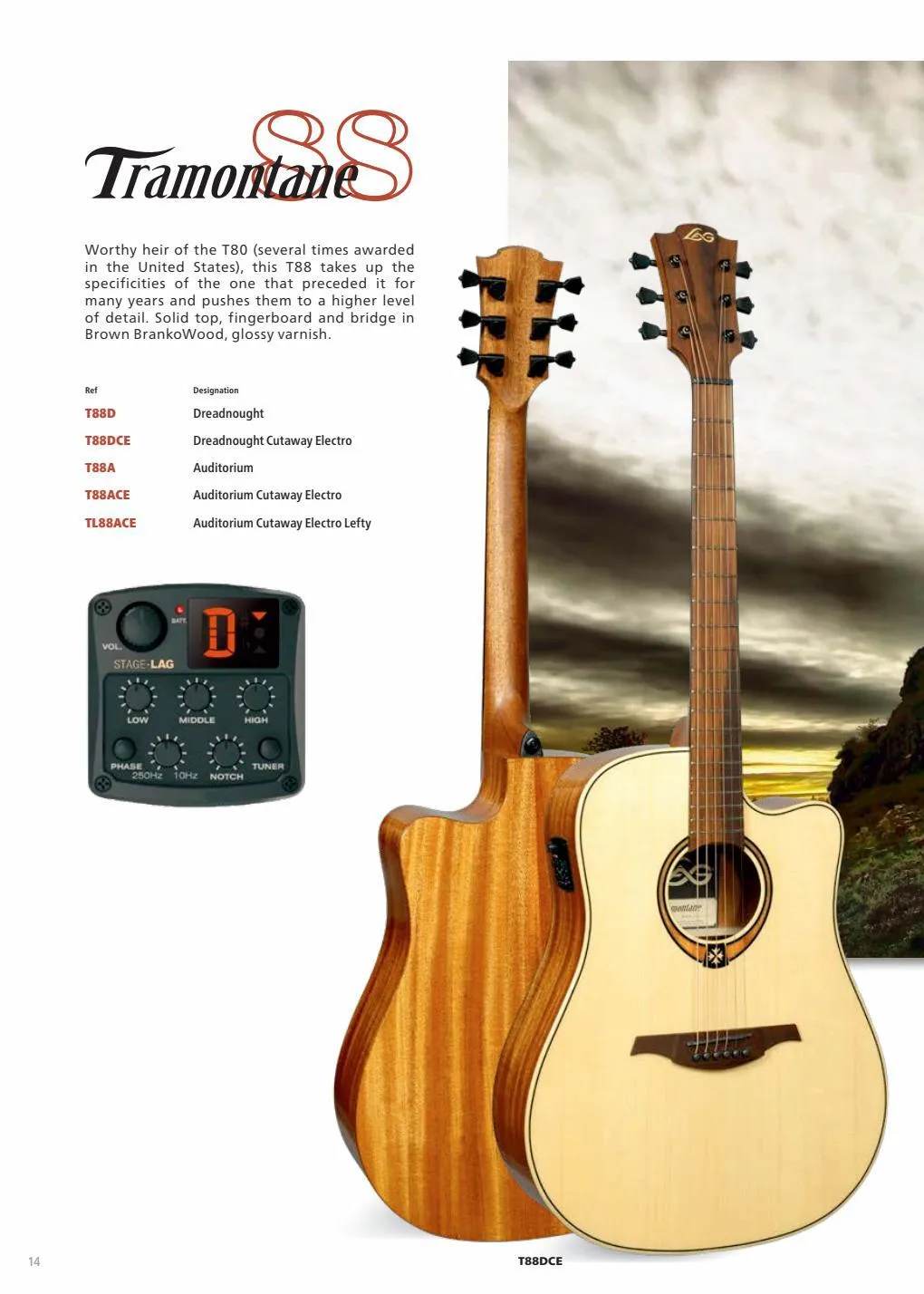 Catalogue Lâg Guitars Catalogue 2022-2023, page 00014