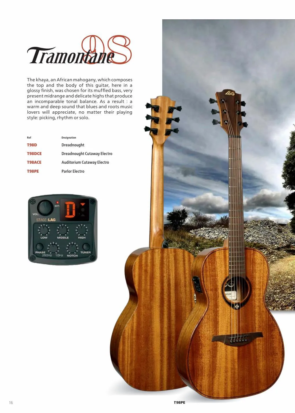 Catalogue Lâg Guitars Catalogue 2022-2023, page 00016