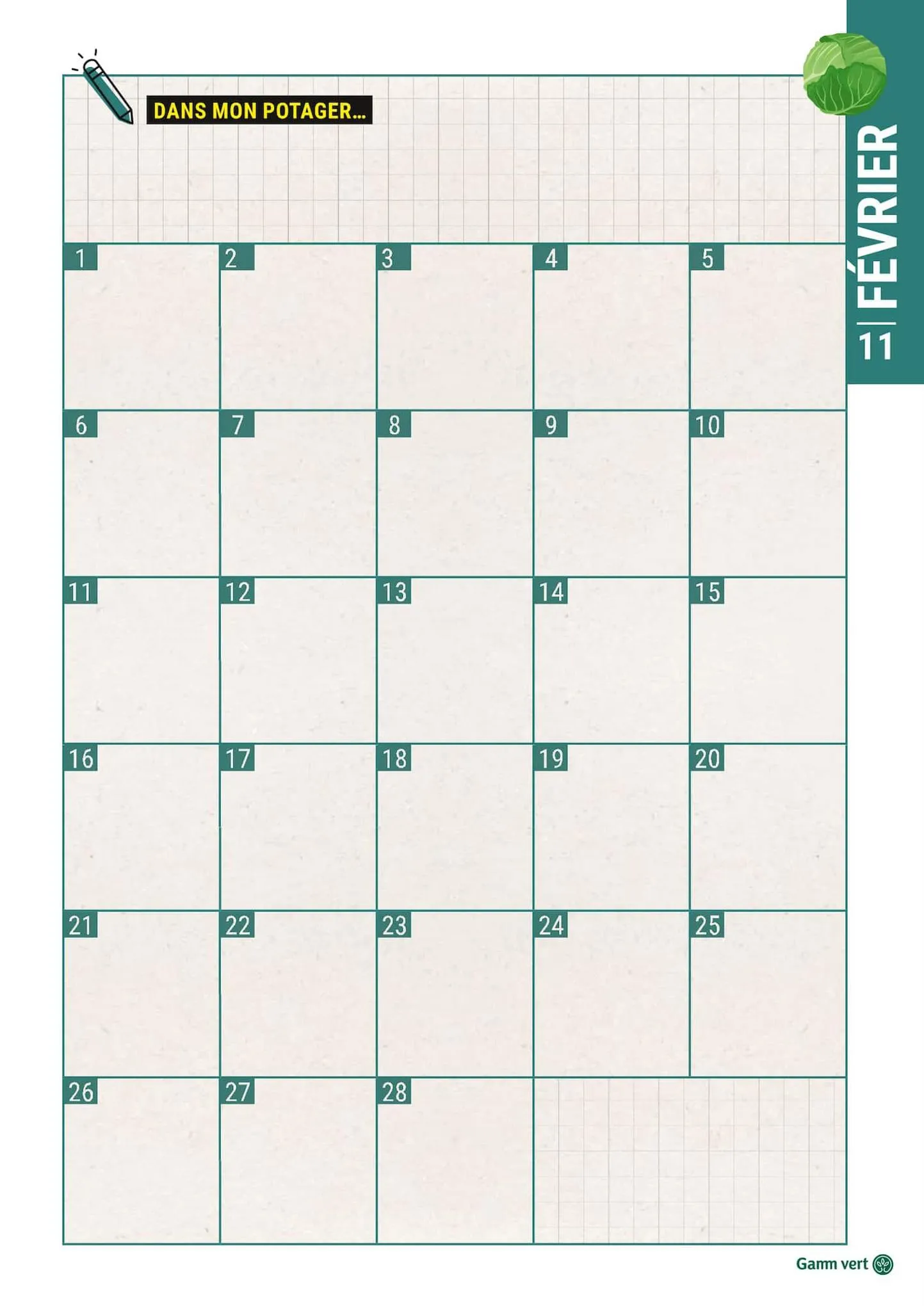 Catalogue Mon calendrier du potager, page 00011