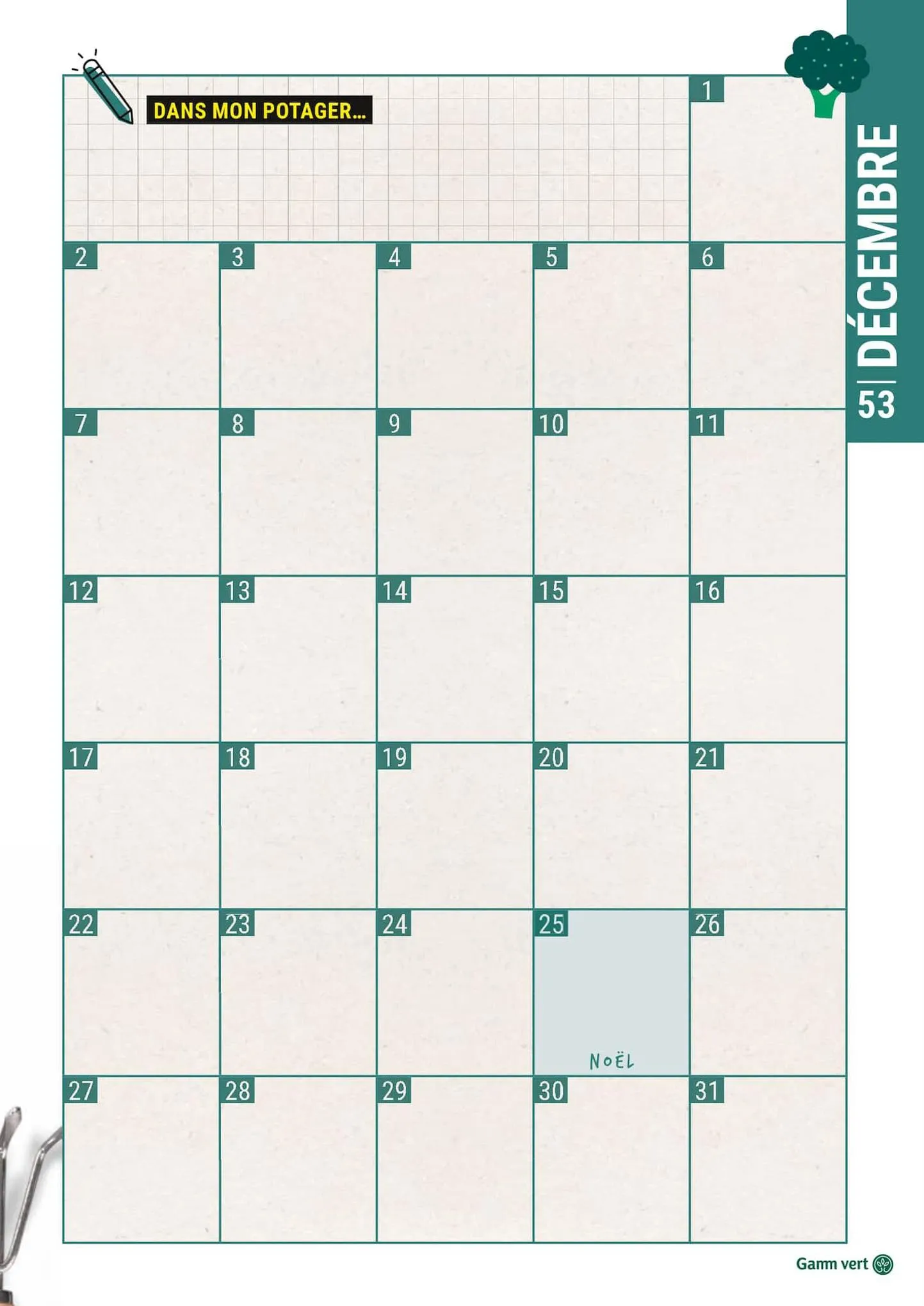 Catalogue Mon calendrier du potager, page 00053