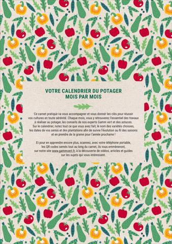 Catalogue Gamm vert à Lyon | Mon calendrier du potager | 21/03/2022 - 31/12/2022