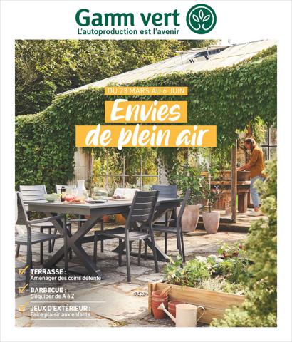 Promos de Jardineries et Animaleries à Nice | Envies de plein air sur Gamm vert | 22/03/2022 - 06/06/2022