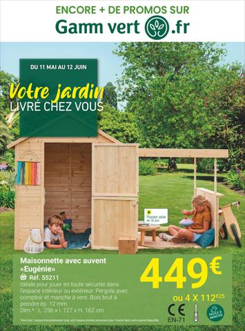 Promos de Jardineries et Animaleries à Saint-Étienne | Votre jardin livré chez vous sur Gamm vert | 10/05/2022 - 12/06/2022