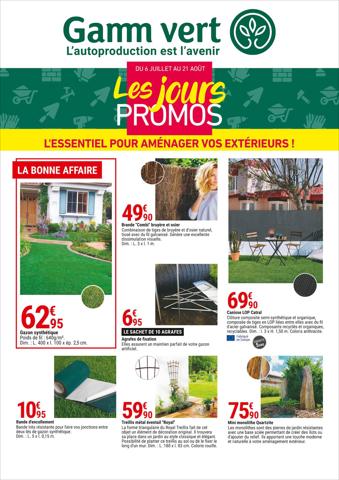 Catalogue Gamm vert | Les jours promos | 05/07/2022 - 21/08/2022