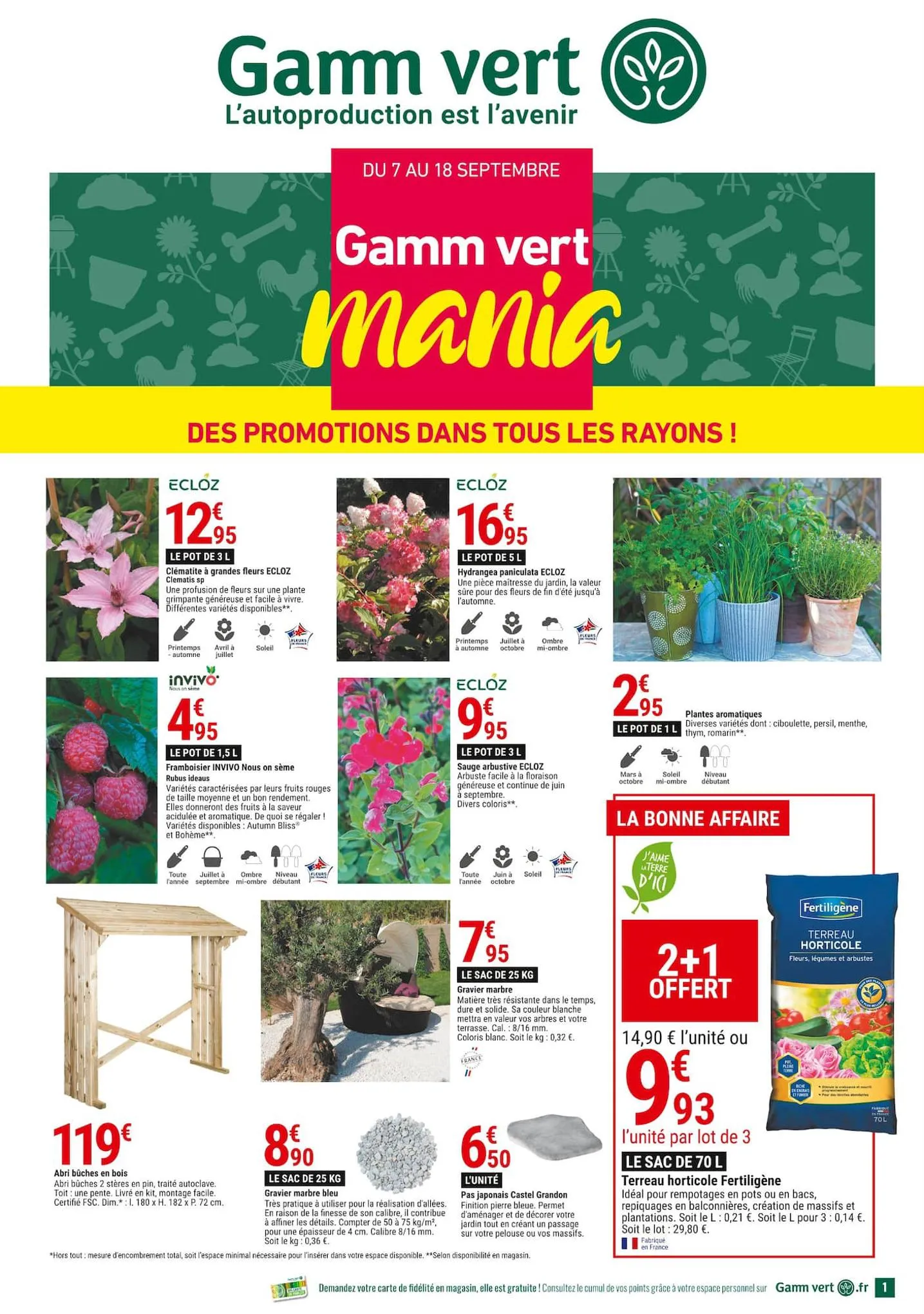 Catalogue Gamm Vert mania, page 00001