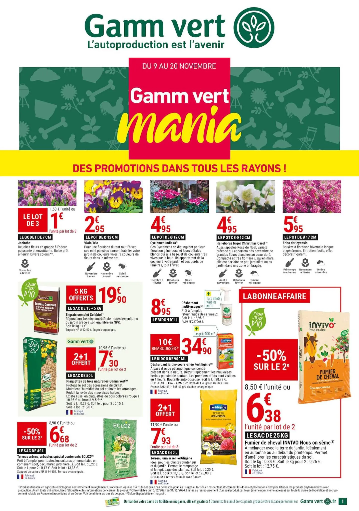 Catalogue Gamm Vert Mania, page 00001