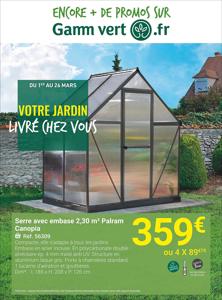 Catalogue Gamm vert à Paris | Catalogue Gamm Vert | 01/03/2023 - 26/03/2023