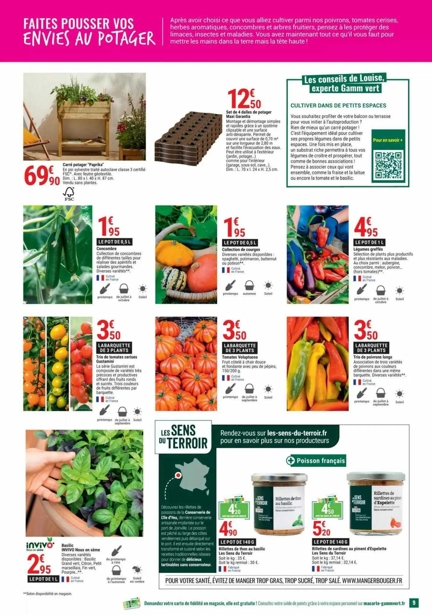 Catalogue Catalogue Gamm Vert, page 00009