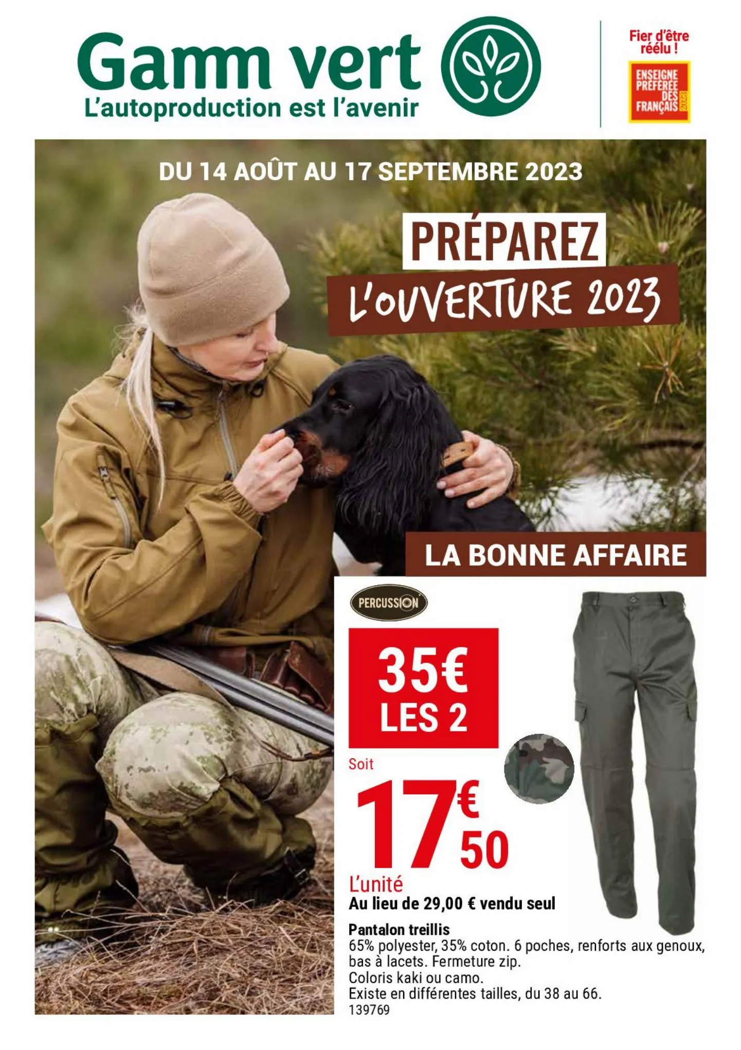 Catalogue Dépliant Retour à la chasse, page 00001