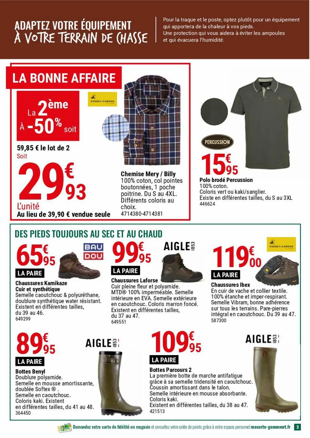 Catalogue Dépliant Retour à la chasse, page 00003