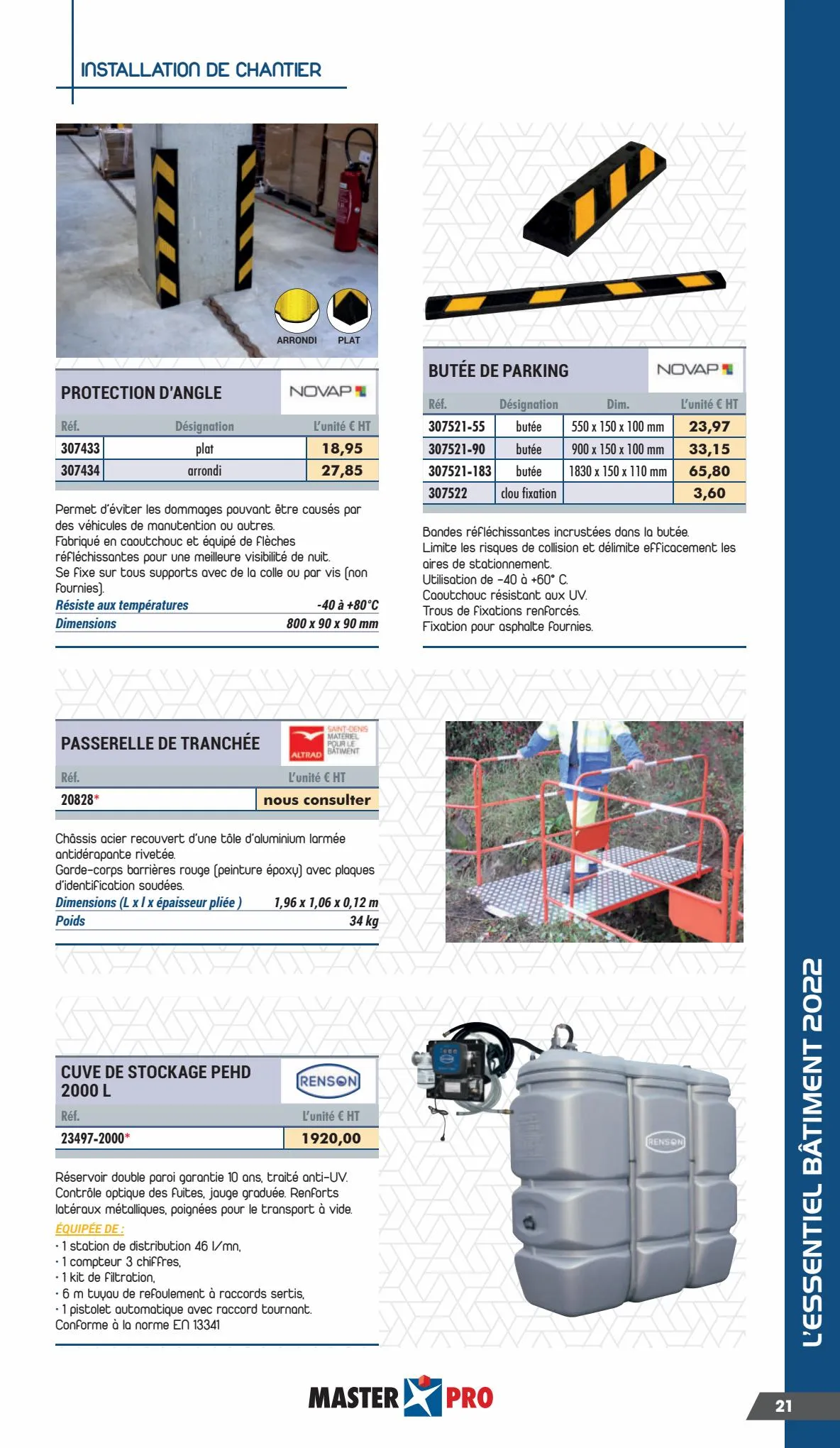 Catalogue Essentiel Batiment 2022, page 00023