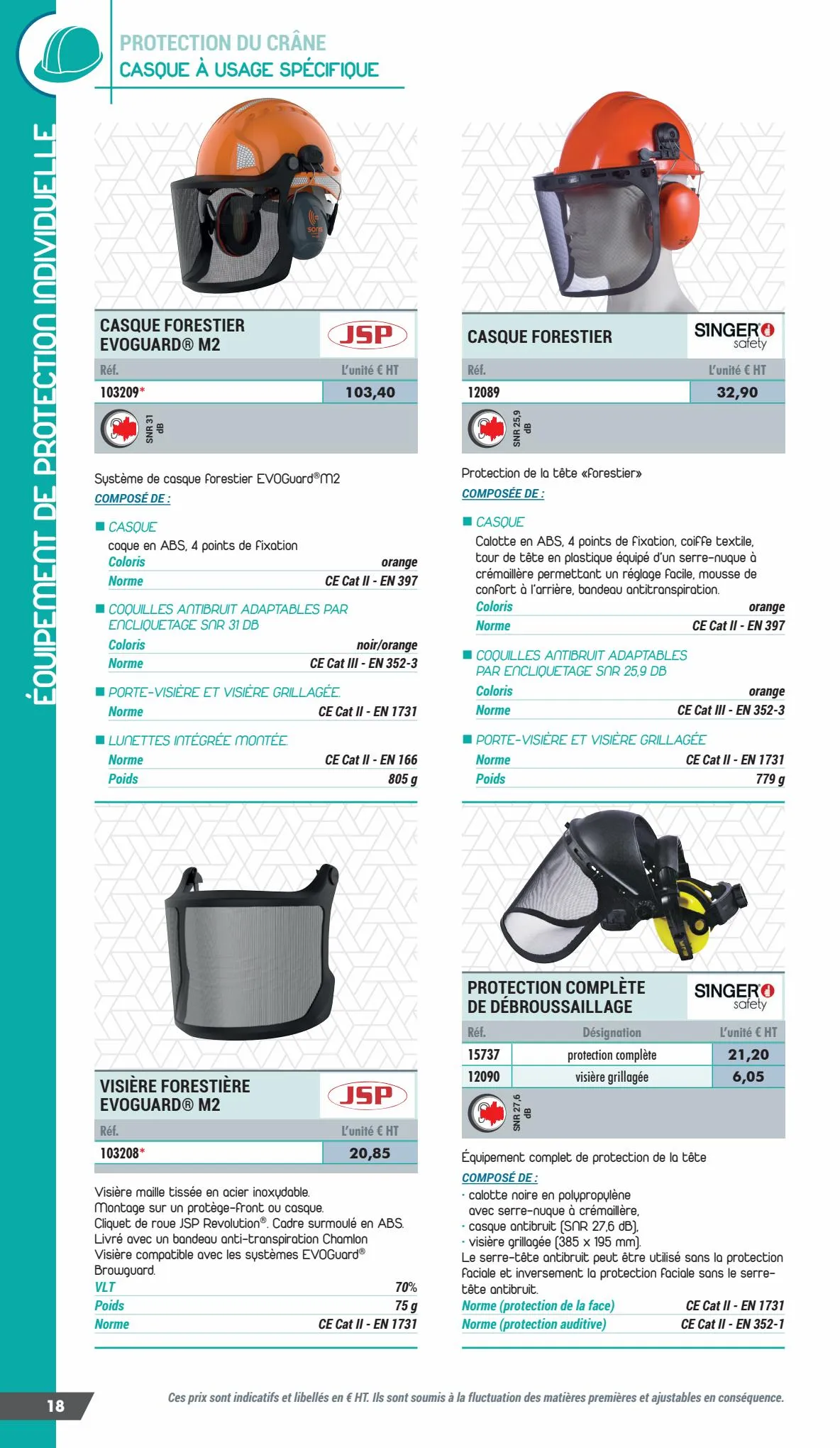 Catalogue Essentiel Protection 2022, page 00020