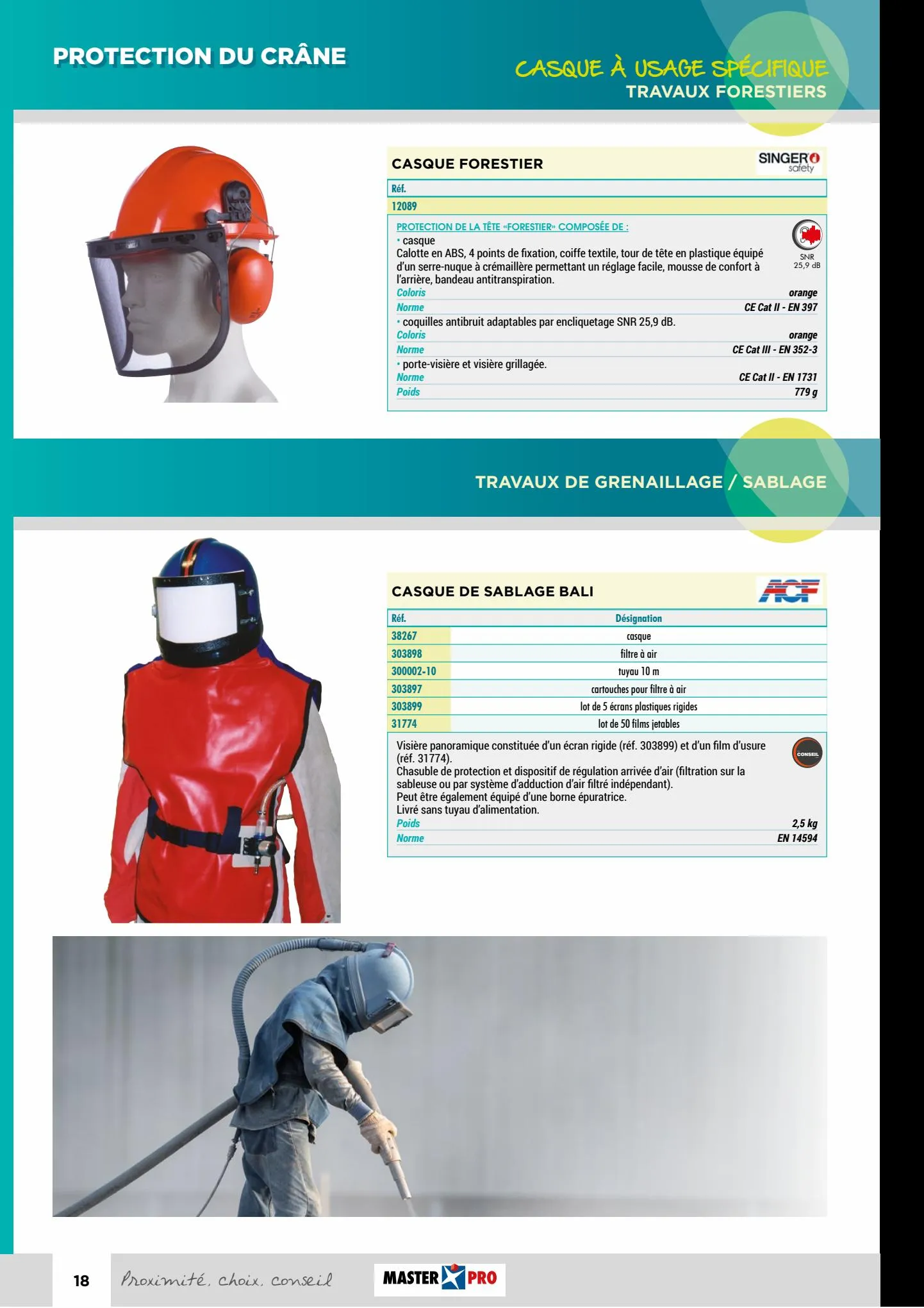 Catalogue Equipment de protection individual, page 00020