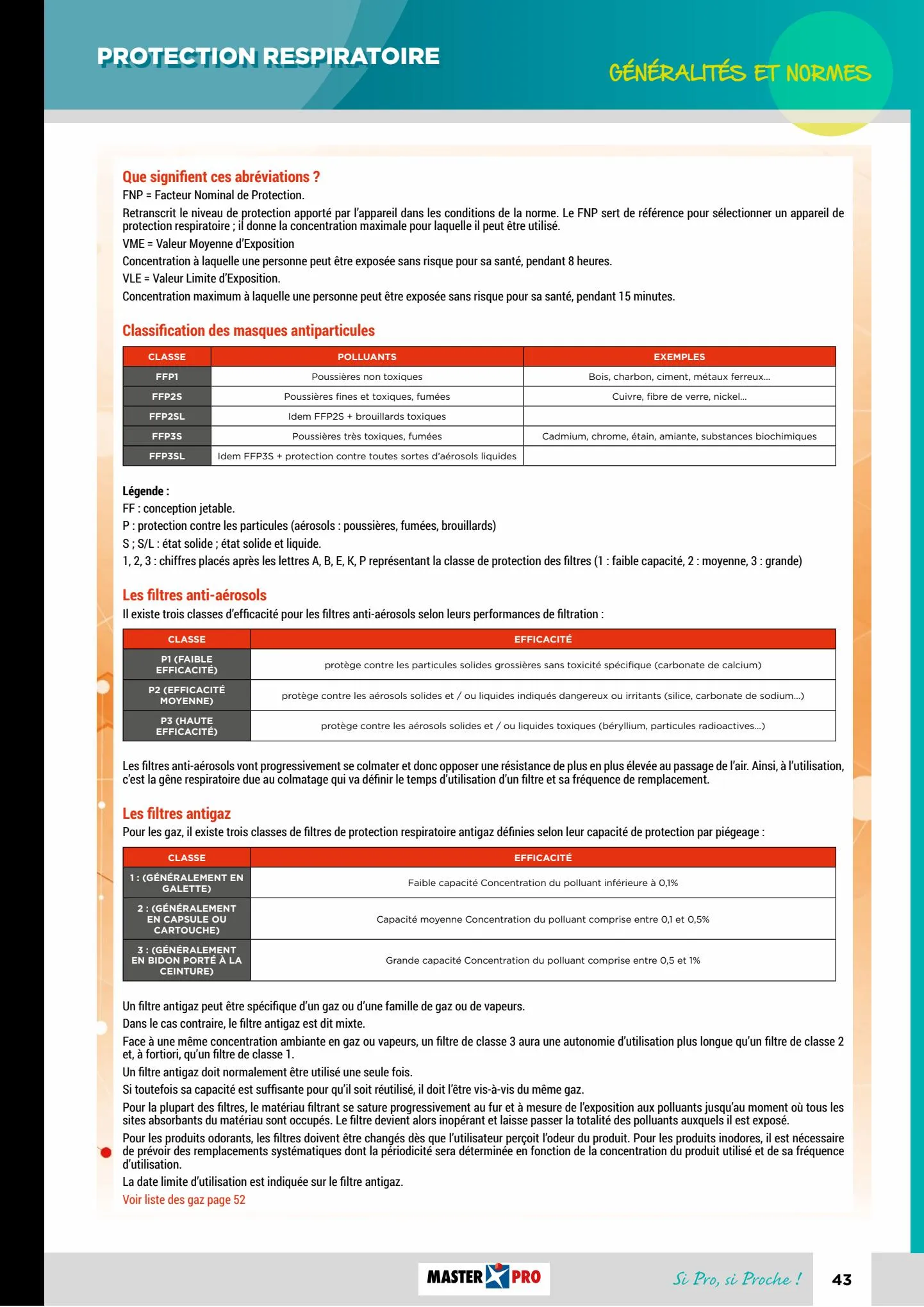 Catalogue Equipment de protection individual, page 00045