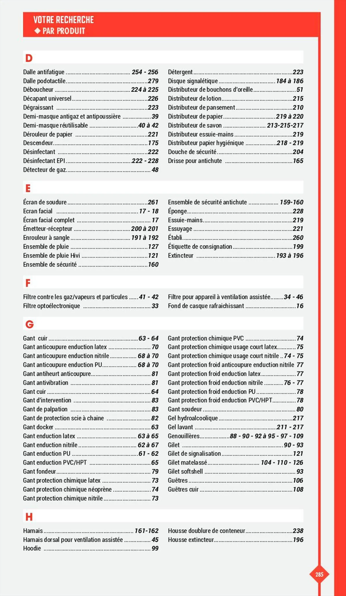 Catalogue Essentiel Protection 2023, page 00287