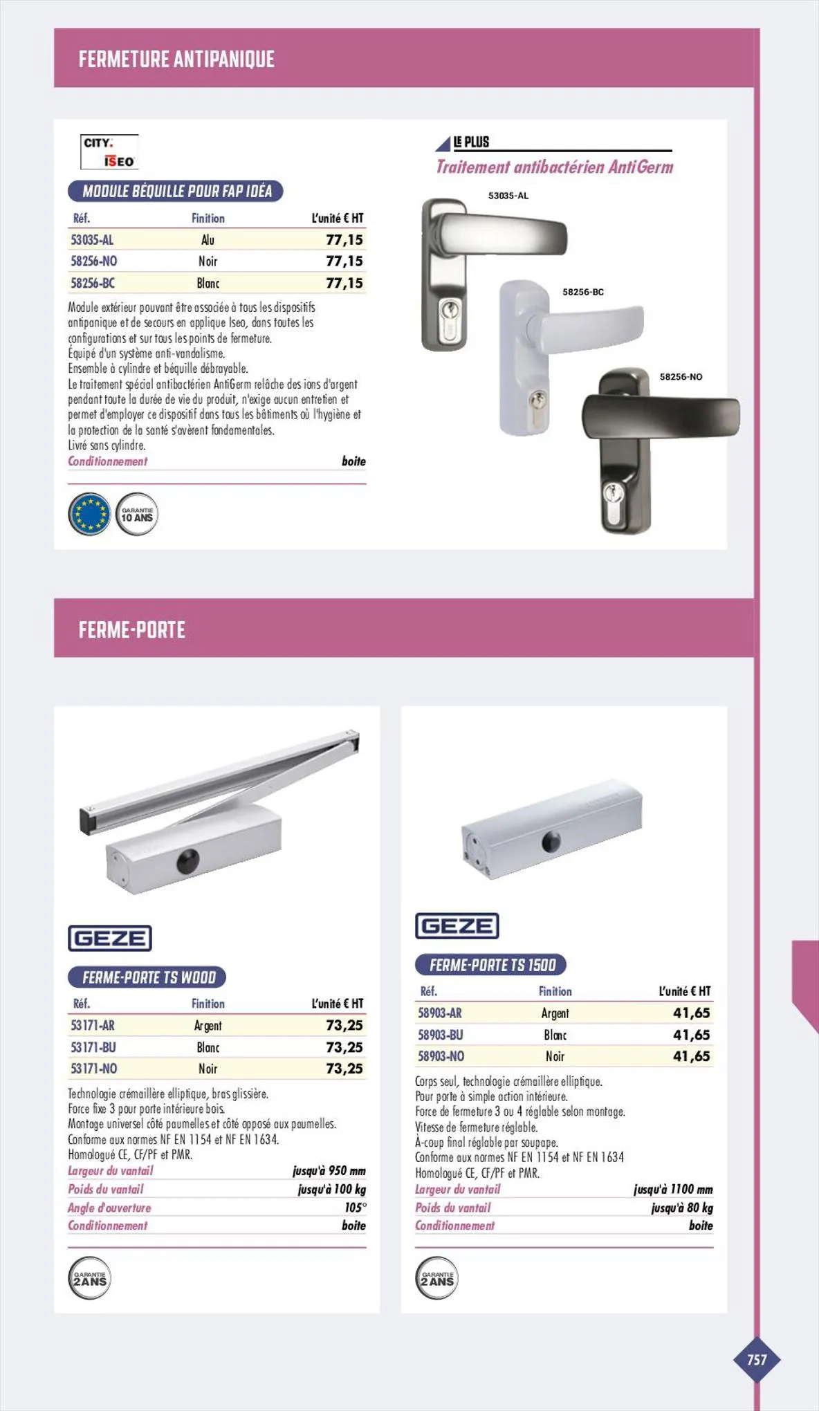 Catalogue Essentiel Industries 2023, page 00759
