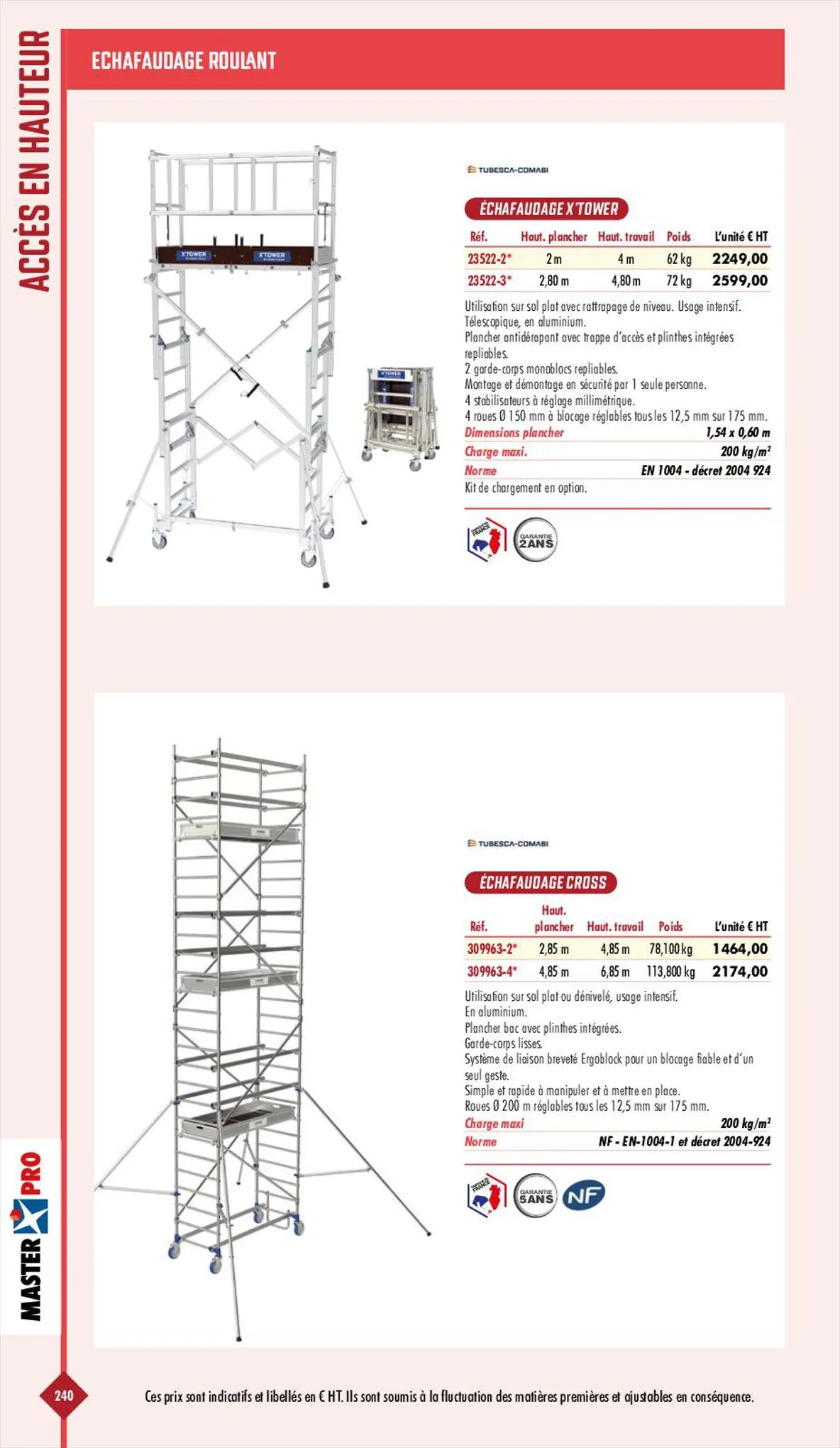 Catalogue Essentiel Batiment 2023, page 00242