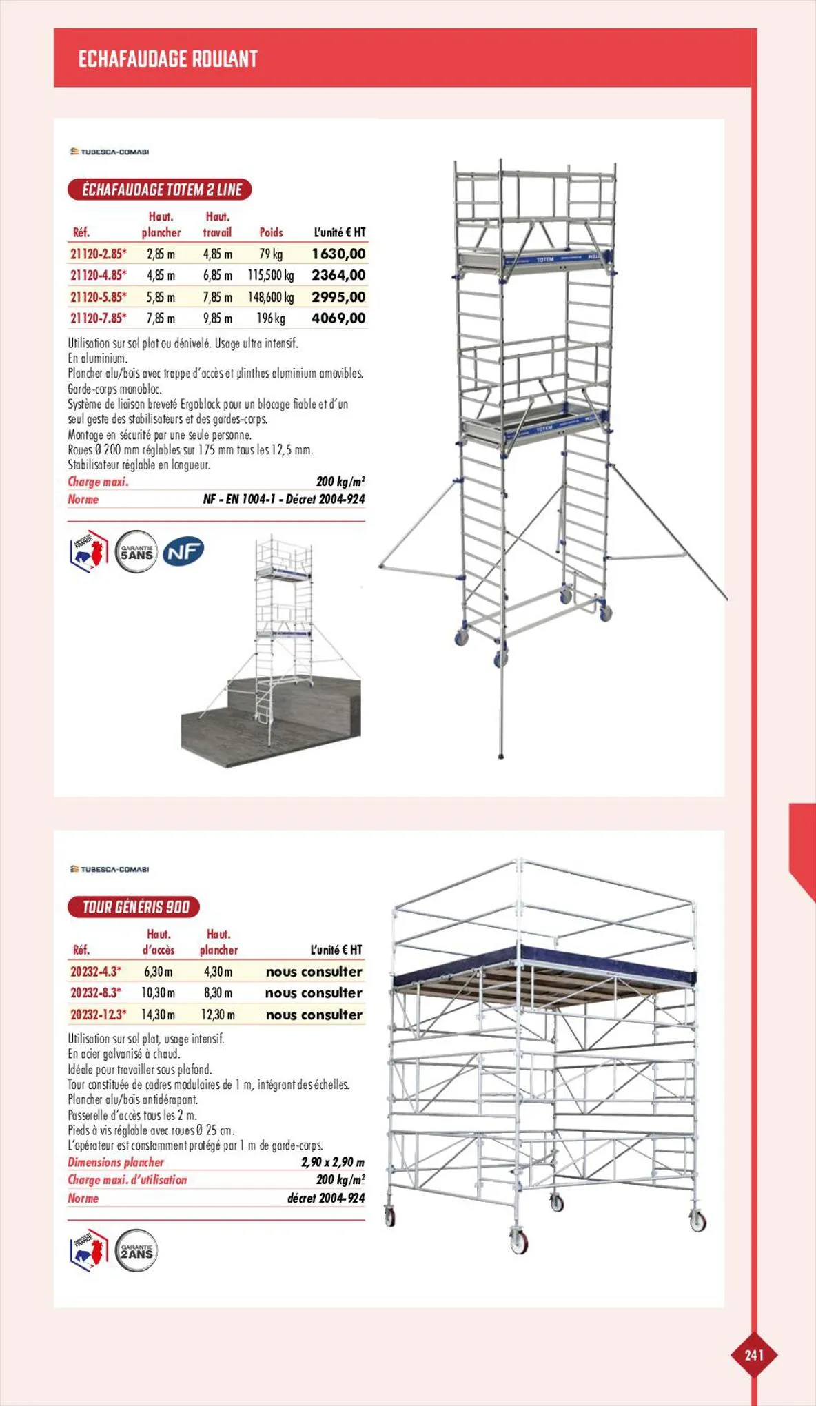 Catalogue Essentiel Batiment 2023, page 00243