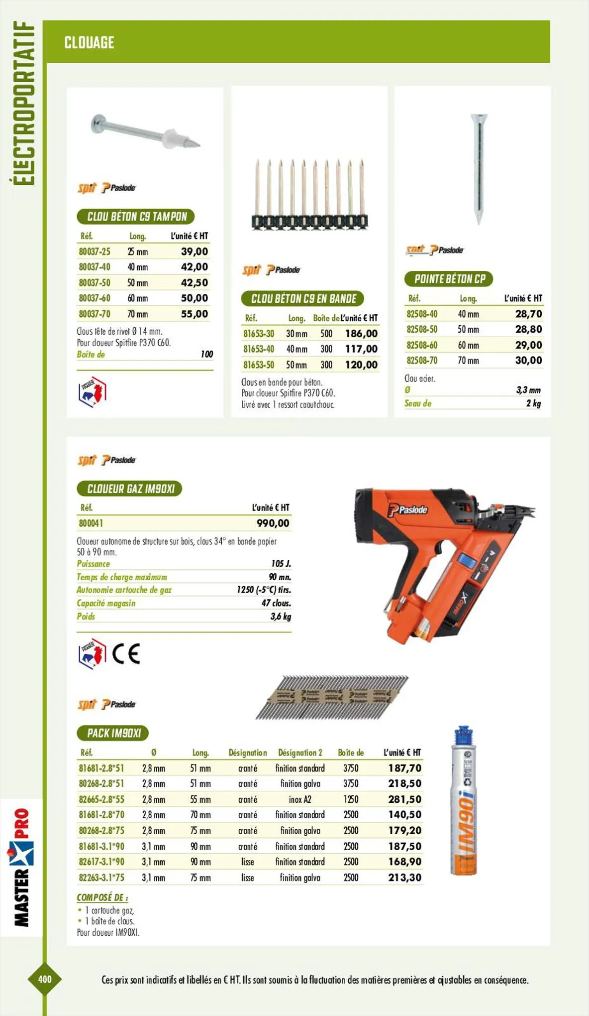 Catalogue Essentiel Batiment 2023, page 00402