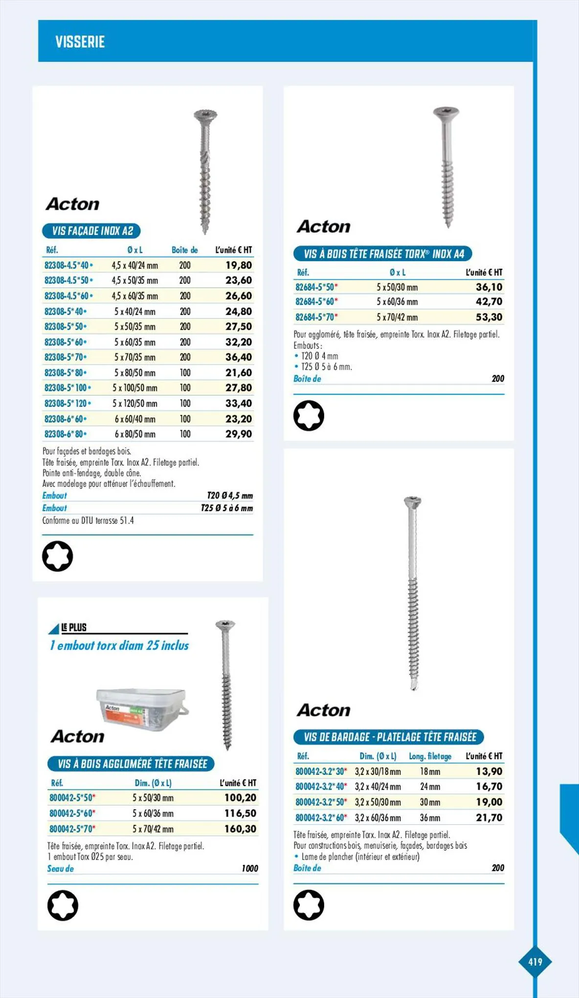 Catalogue Essentiel Batiment 2023, page 00421