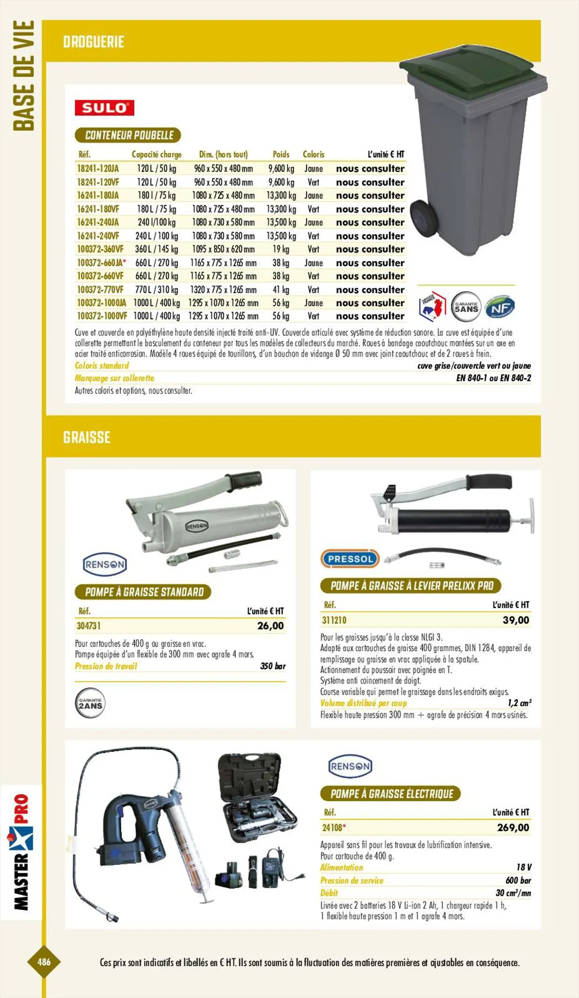 Catalogue Essentiel Batiment 2023, page 00488