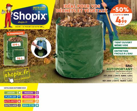 Catalogue Shopix | CATALOGUE SHOPIX - OUTILLAGE & JARDIN | 16/09/2022 - 30/11/2022