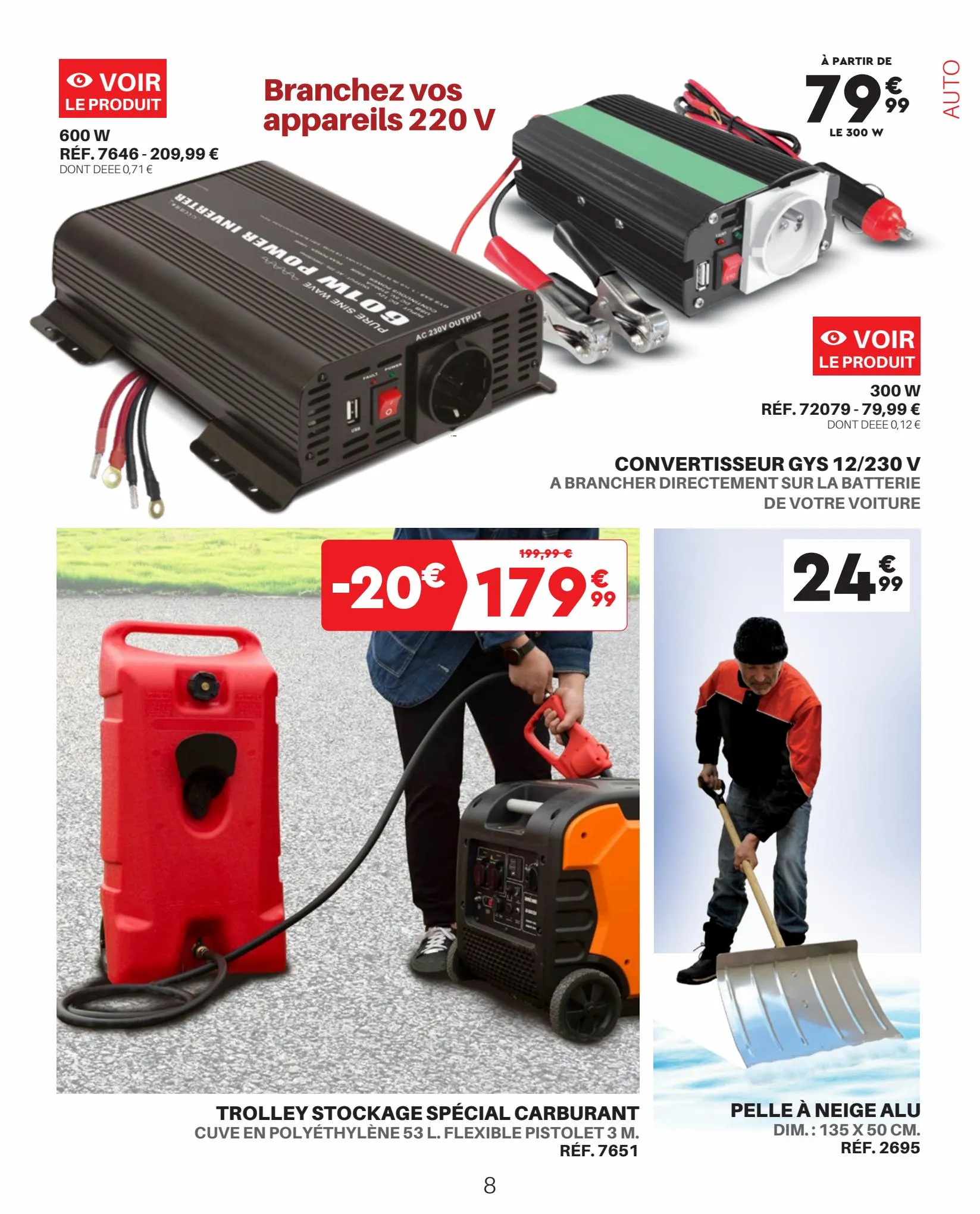 Catalogue AUTO OUTILLAGE LES OFFERES SPECIALES, page 00008