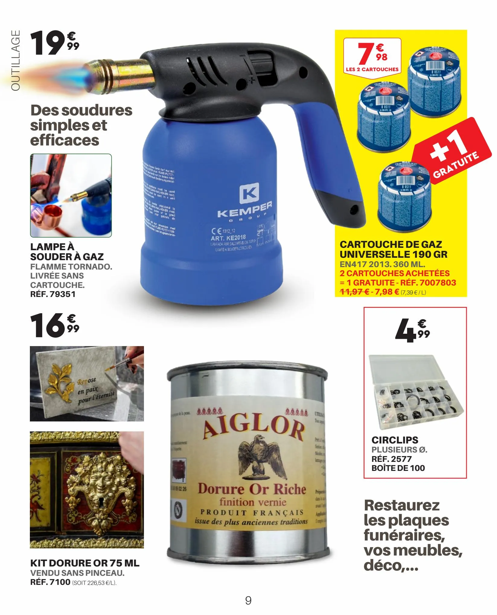 Catalogue AUTO OUTILLAGE LES OFFERES SPECIALES, page 00009