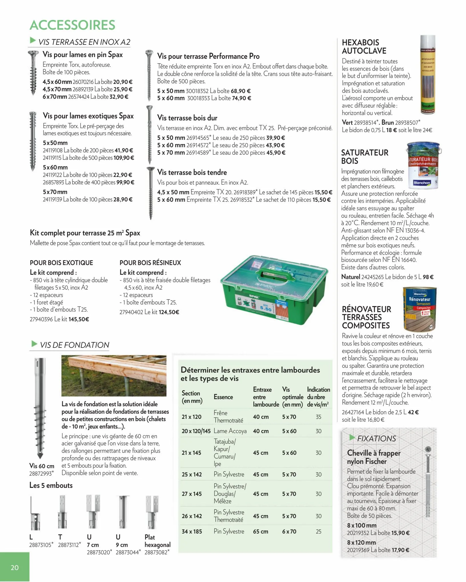 Catalogue AMÉNAGEMENTS EXTÉRIEURS, page 00020