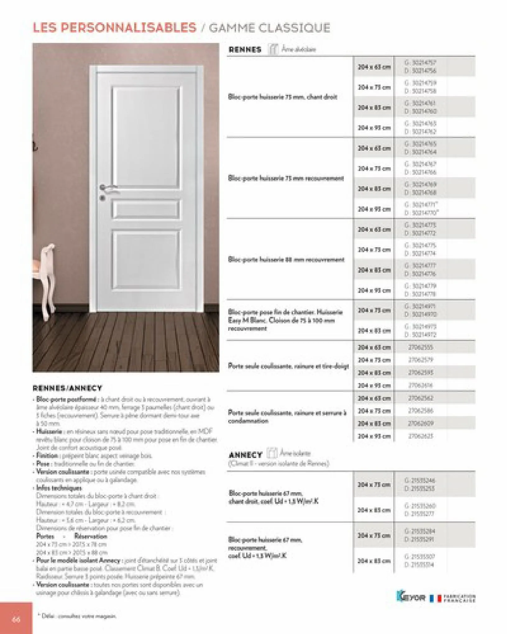 Catalogue AMÉNAGEMENTS INTÉRIEURS 2023, page 00066