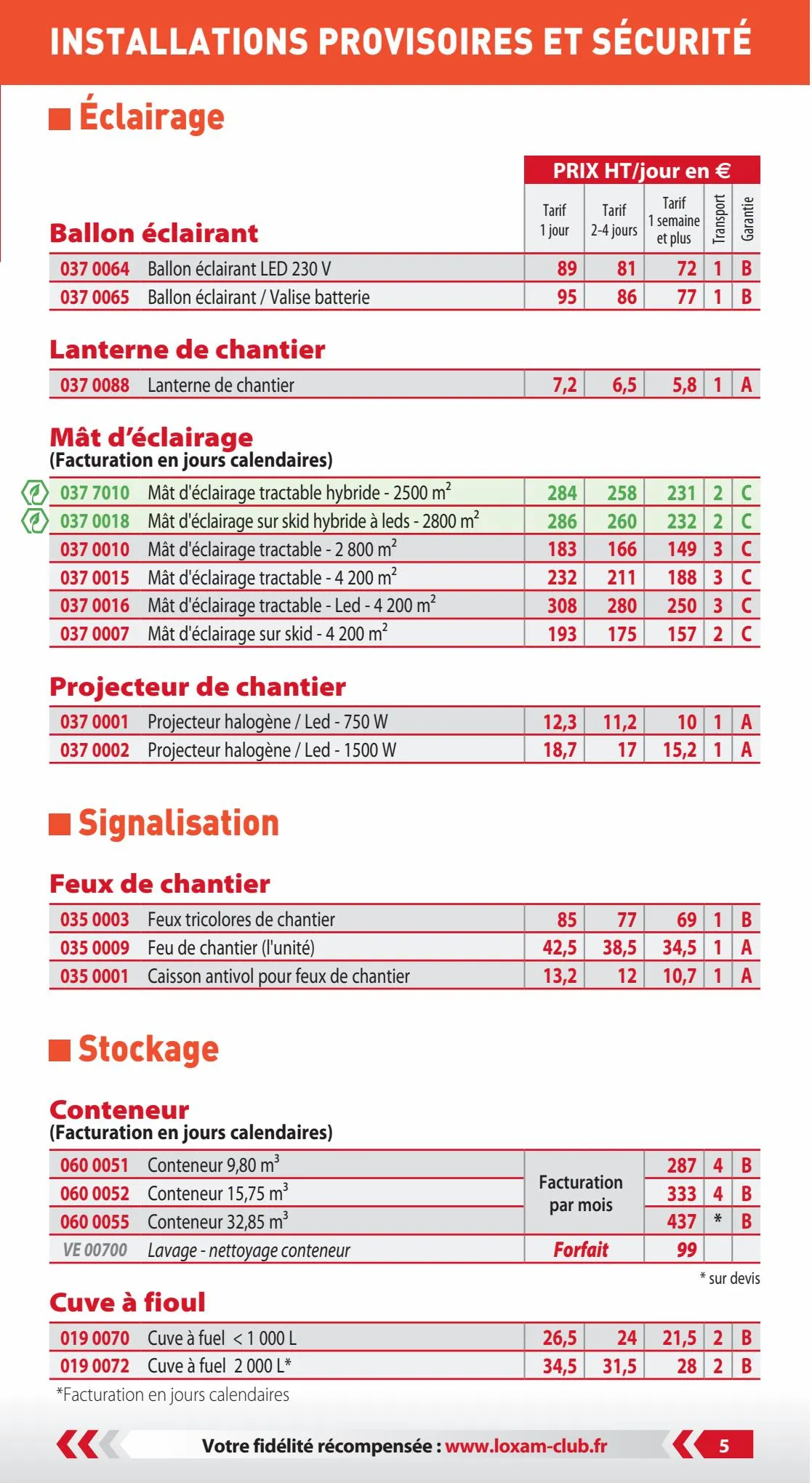 Catalogue TARIF PRO 2023, page 00007